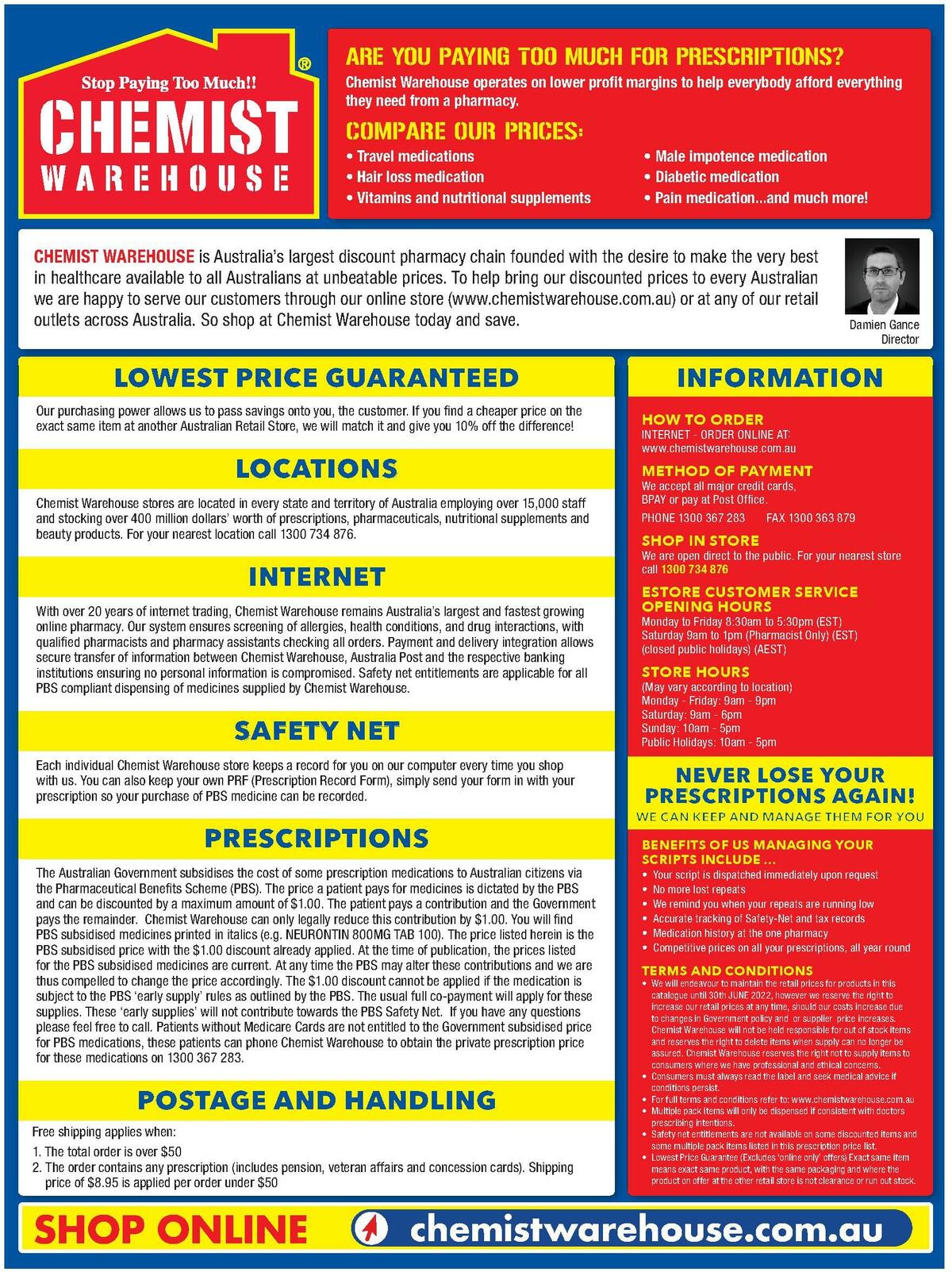 Chemist Warehouse Catalogues from 15 October