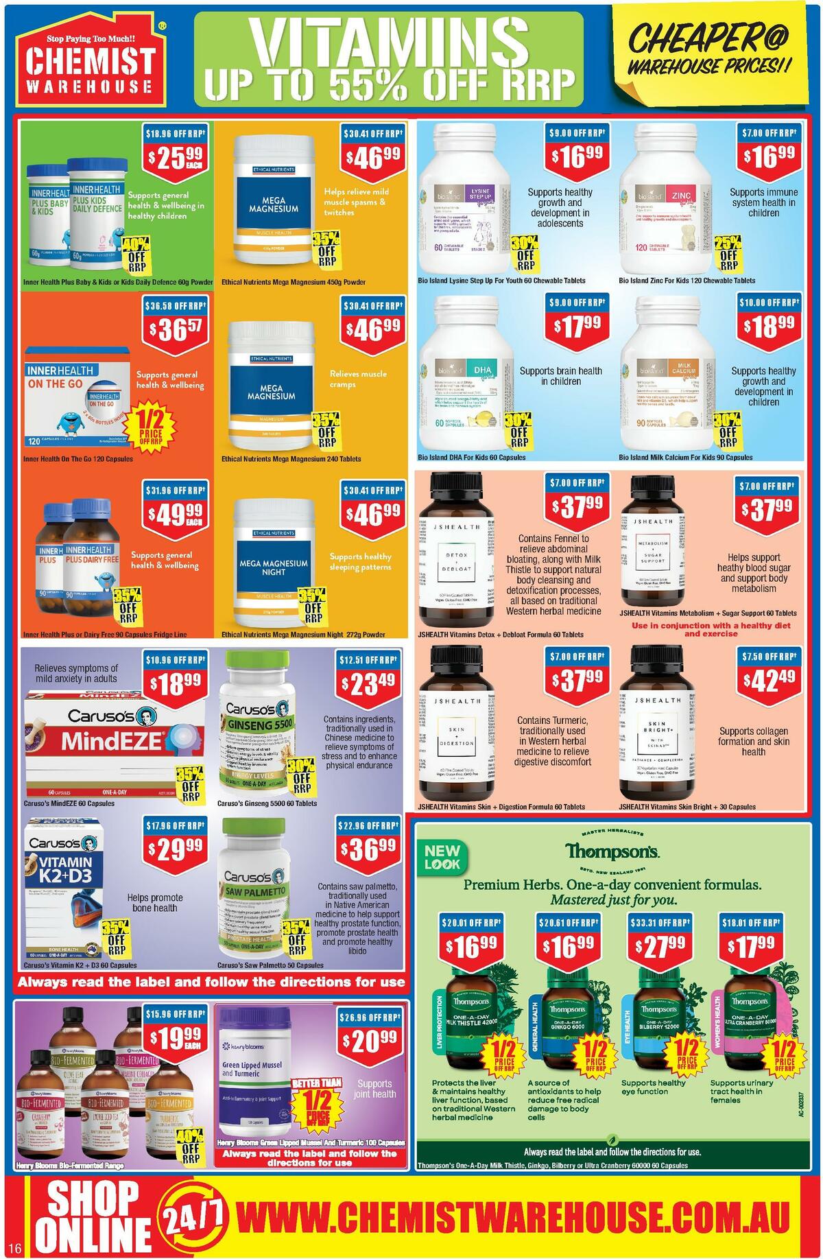 Chemist Warehouse Catalogues from 2 January