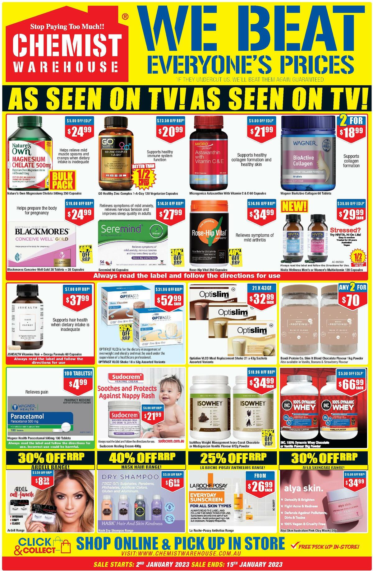 Chemist Warehouse Catalogues from 2 January
