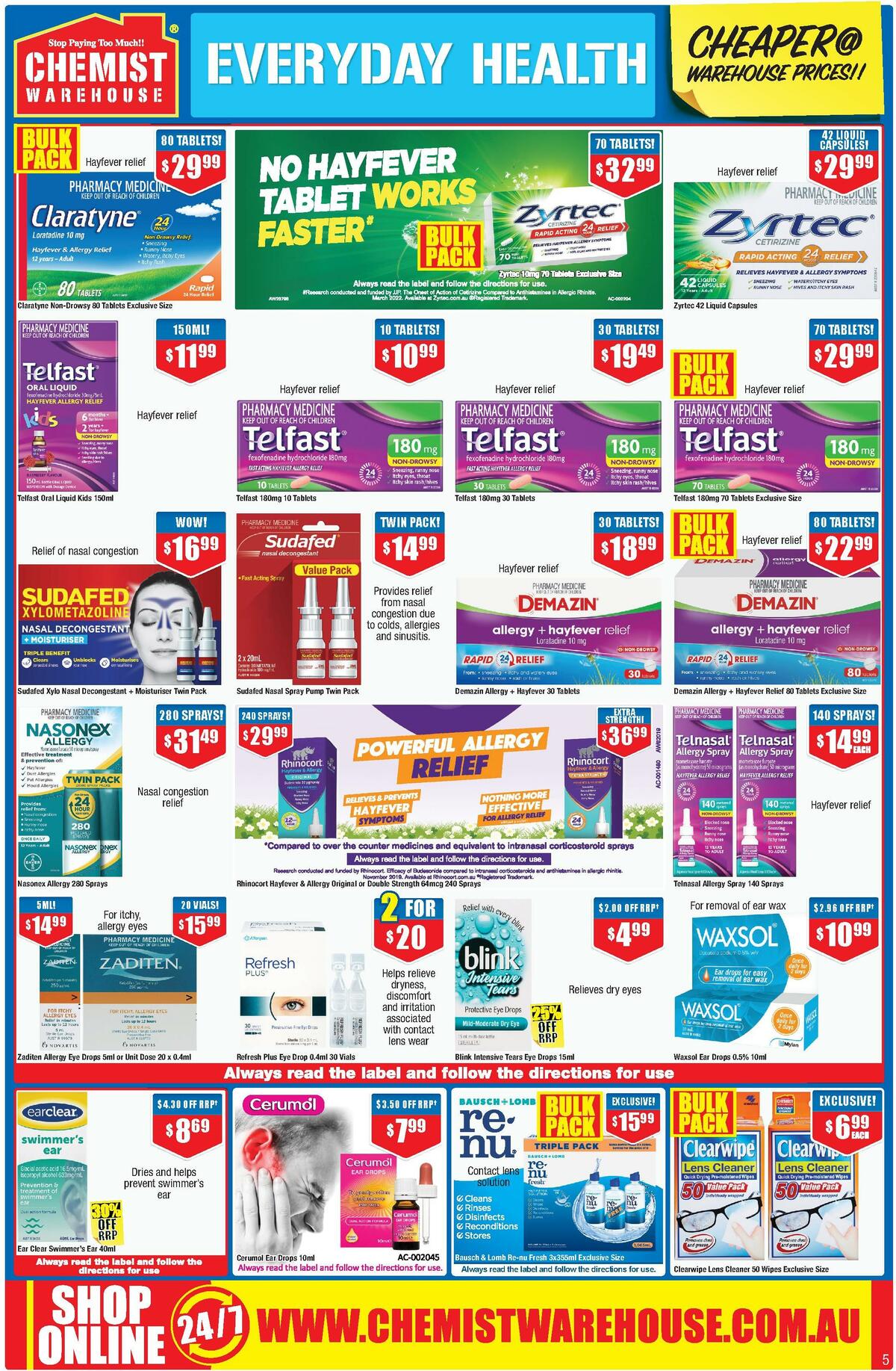 Chemist Warehouse Catalogues from 2 January