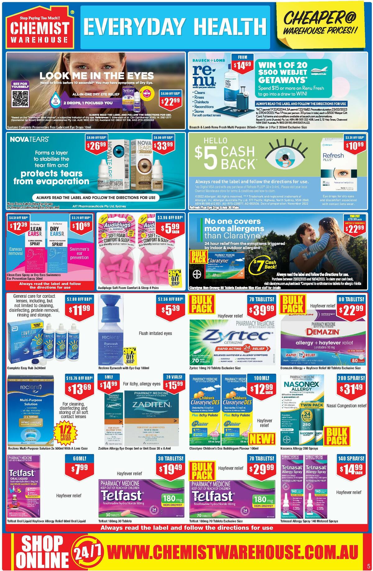 Chemist Warehouse Catalogues from 23 February