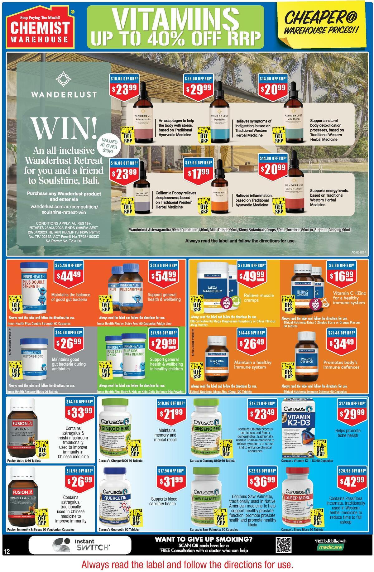Chemist Warehouse Catalogues from 23 March
