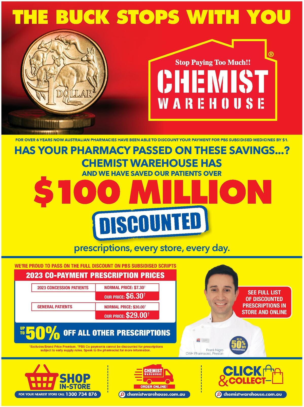 Chemist Warehouse Discounted! Prescriptions Catalogues from 4 April