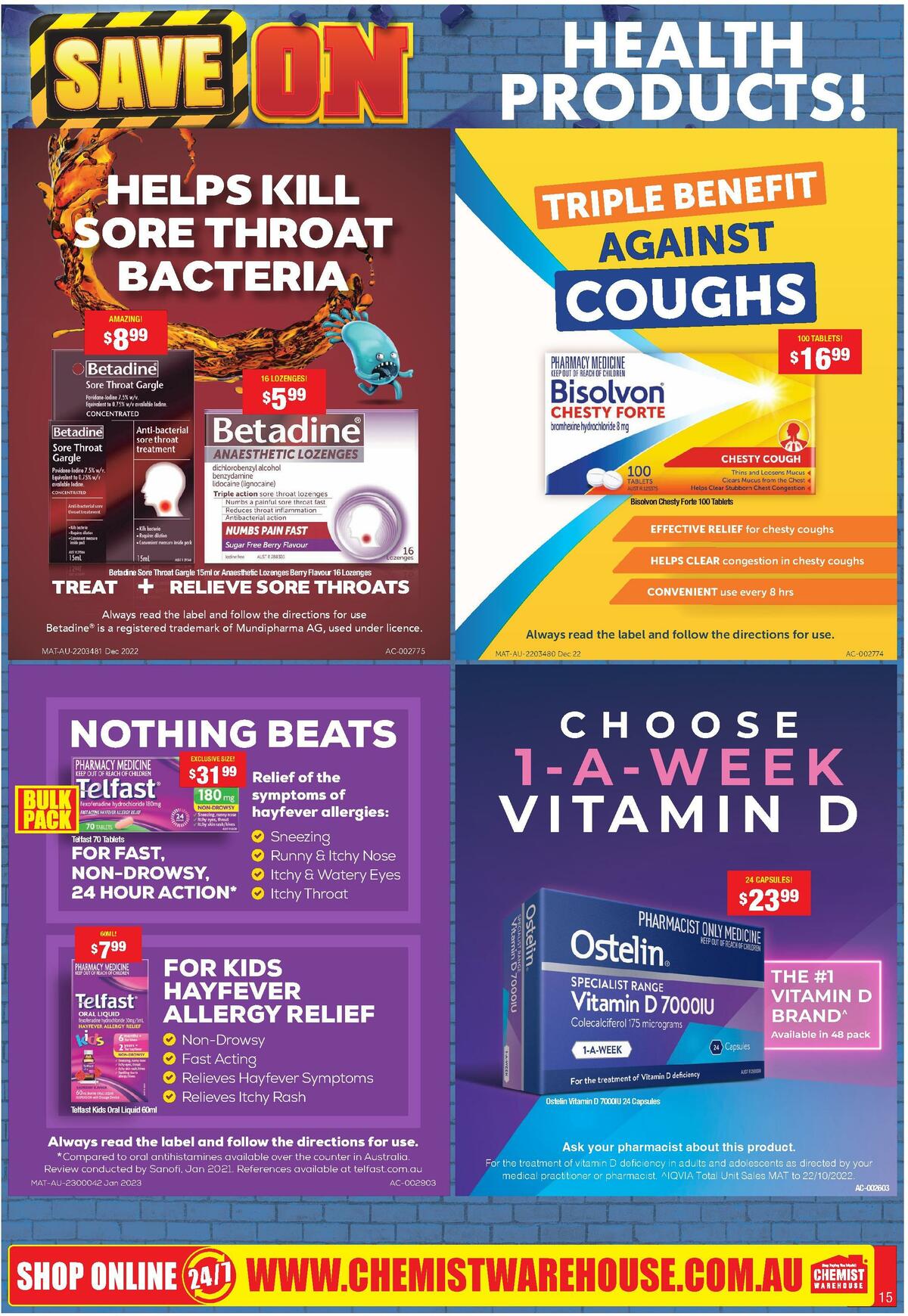 Chemist Warehouse Catalogues from 15 May