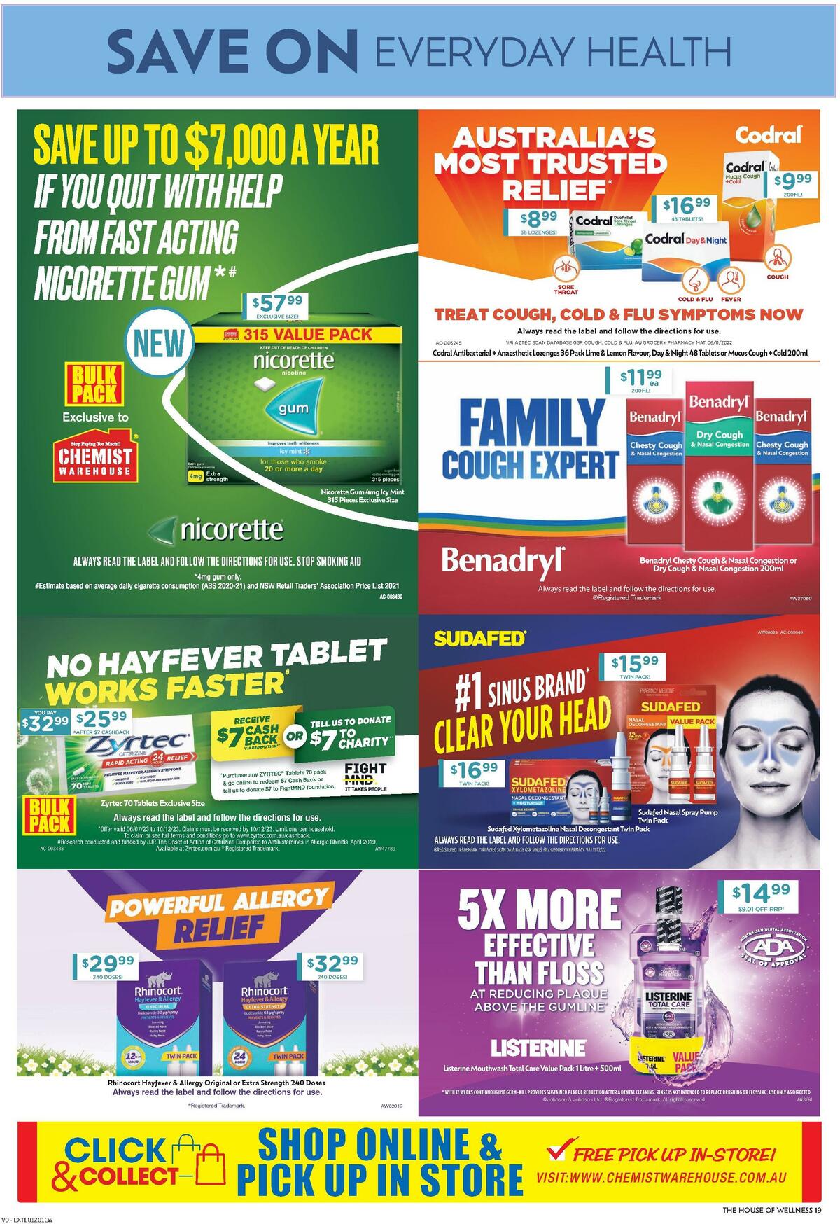 Chemist Warehouse Catalogues from 1 January
