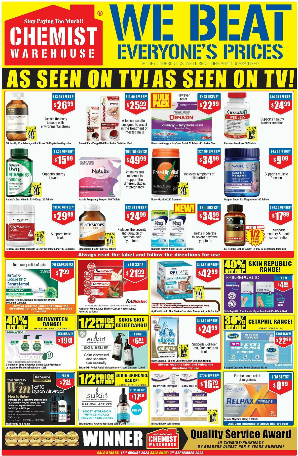 Chemist Warehouse Catalogues from 17 August