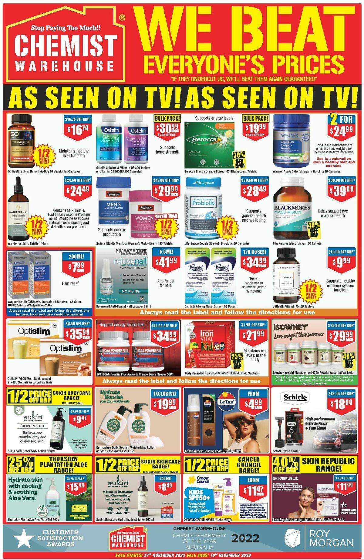 Chemist Warehouse Catalogues from 27 November