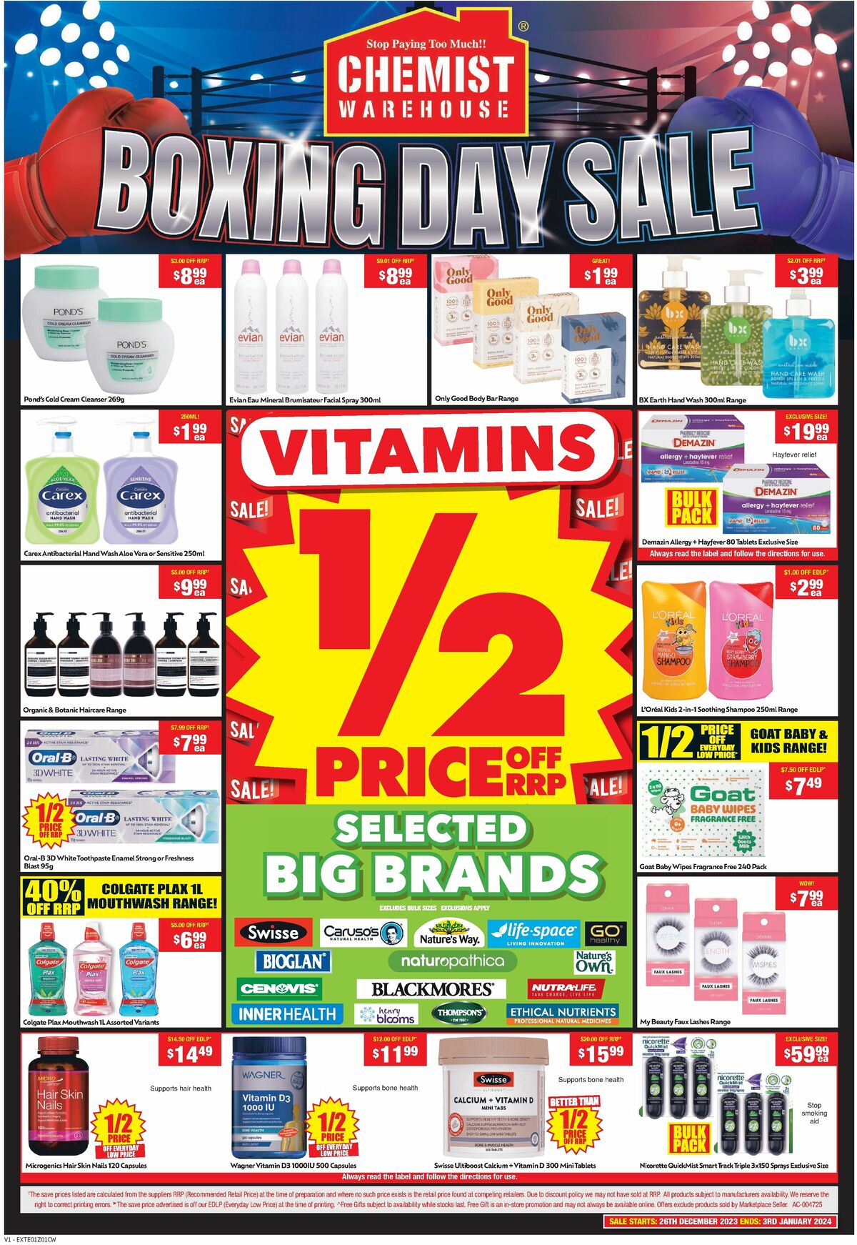 Chemist Warehouse Catalogues from 26 December