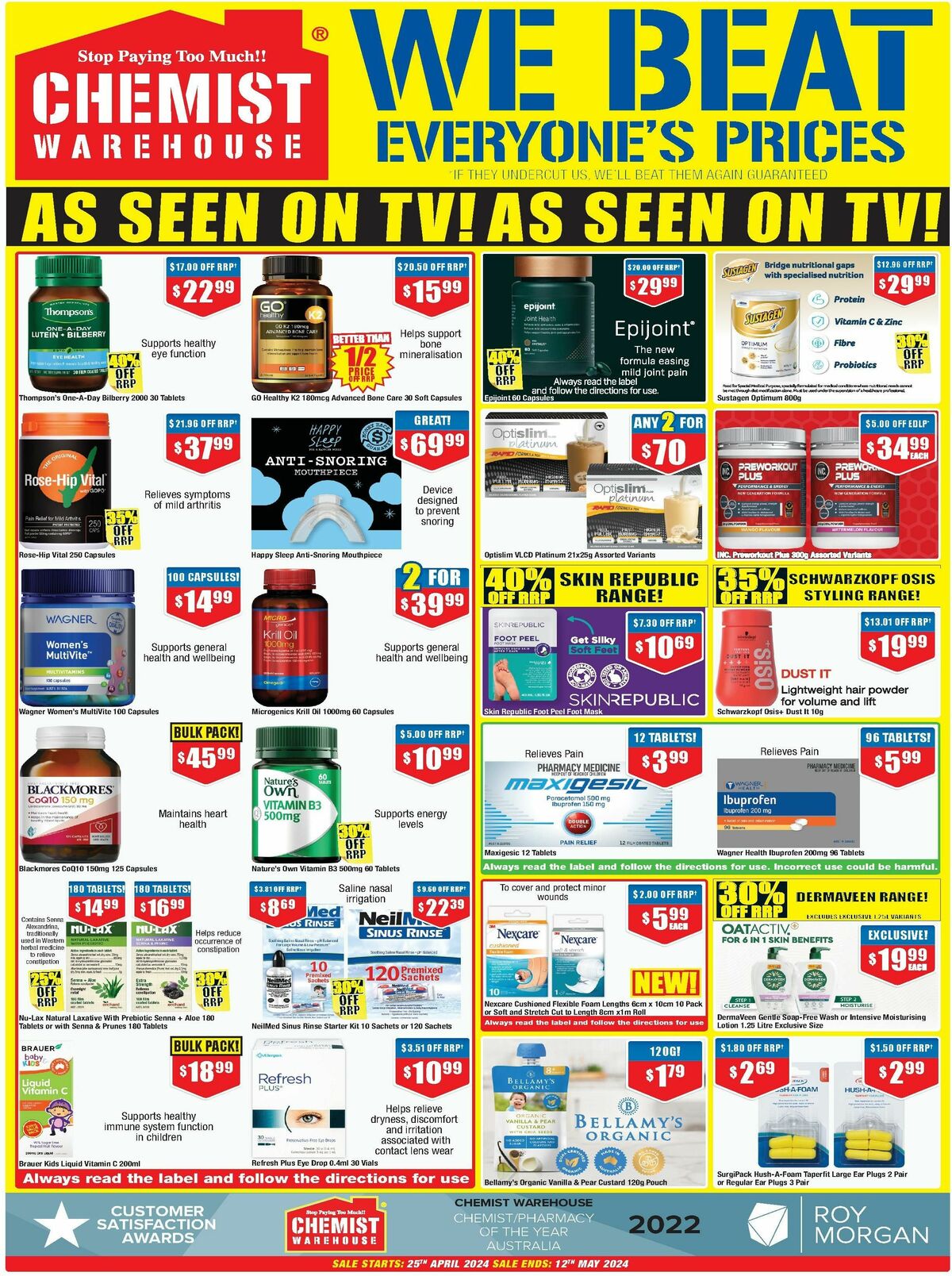 Chemist Warehouse Catalogues from 25 April