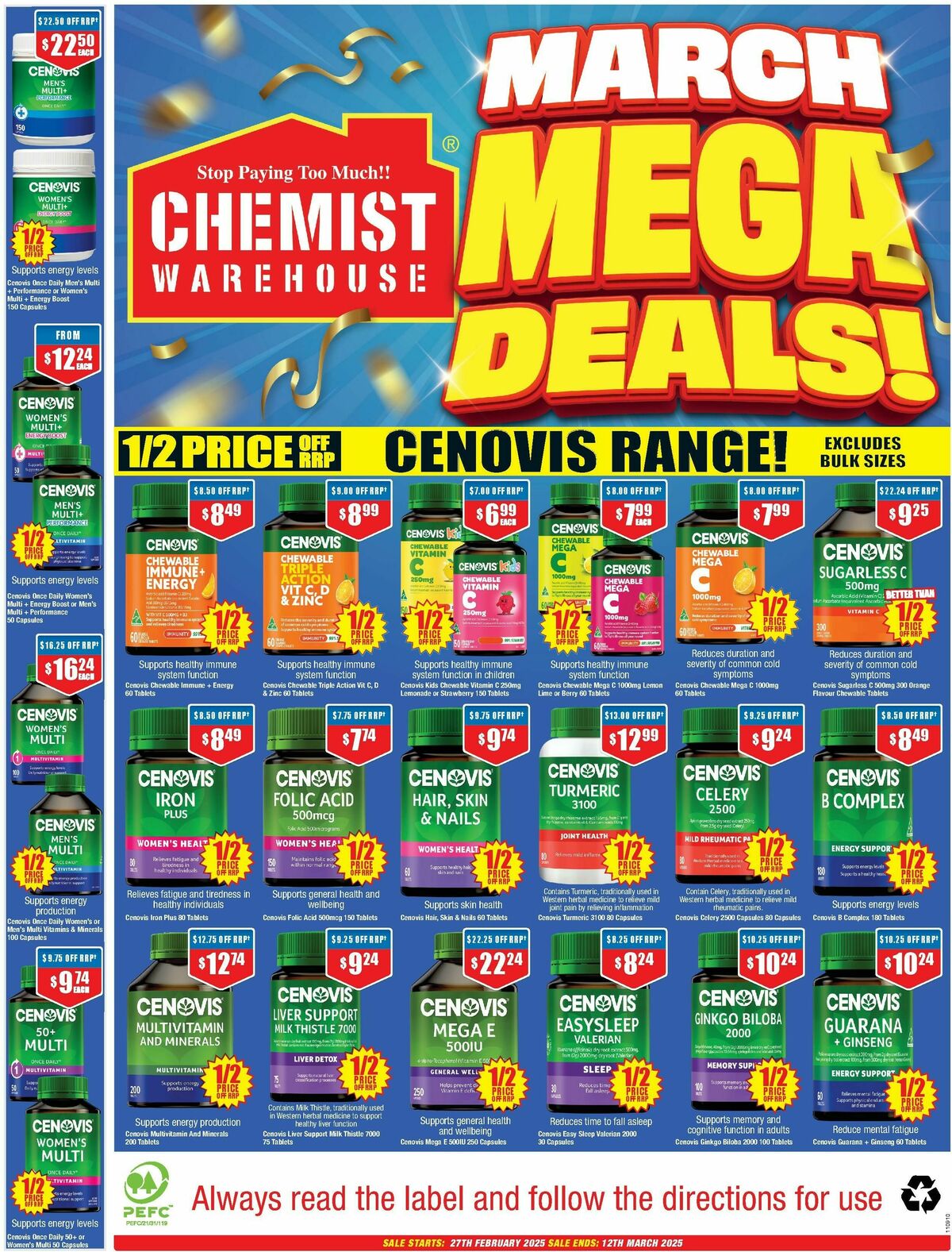 Chemist Warehouse Catalogues from 27 February