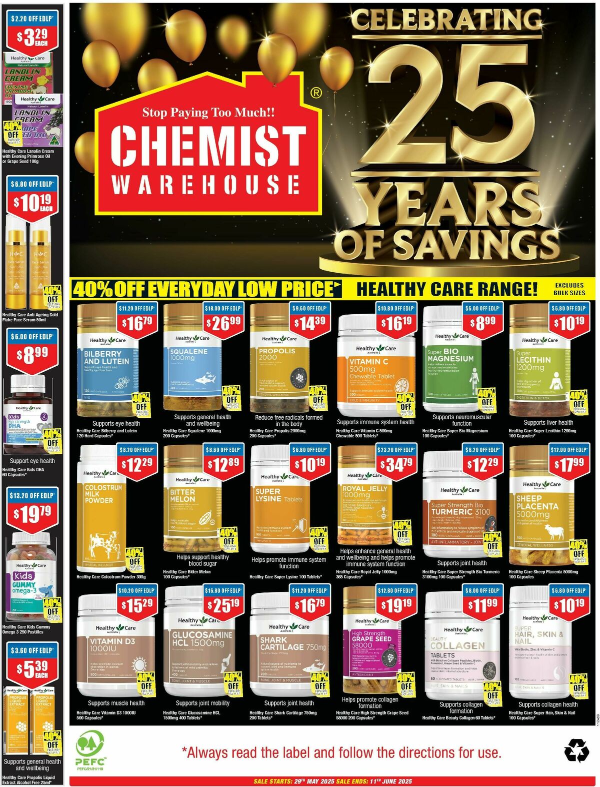 Chemist Warehouse Catalogues from 29 May