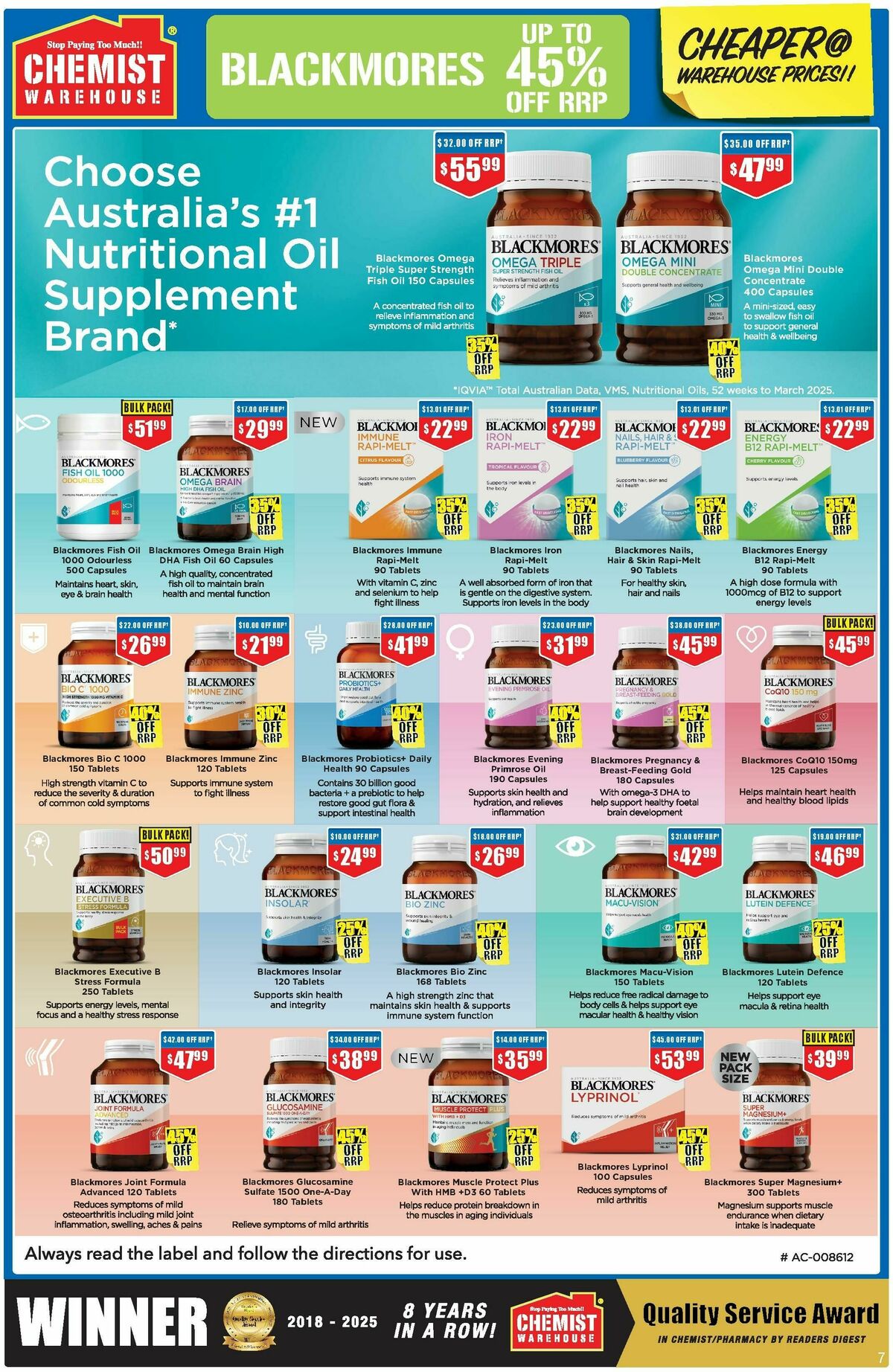 Chemist Warehouse Catalogues from 21 August