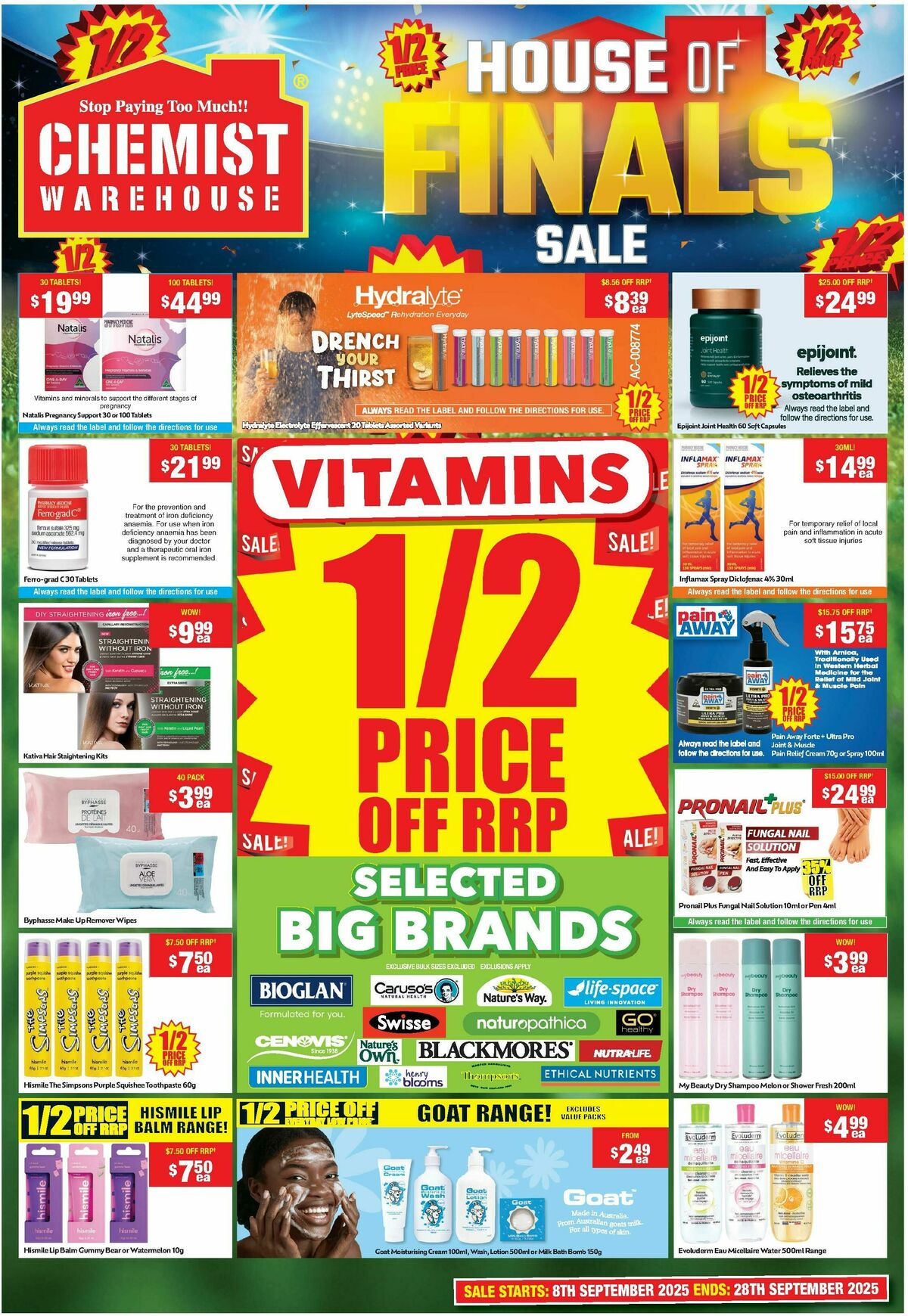Chemist Warehouse Catalogues from 8 September