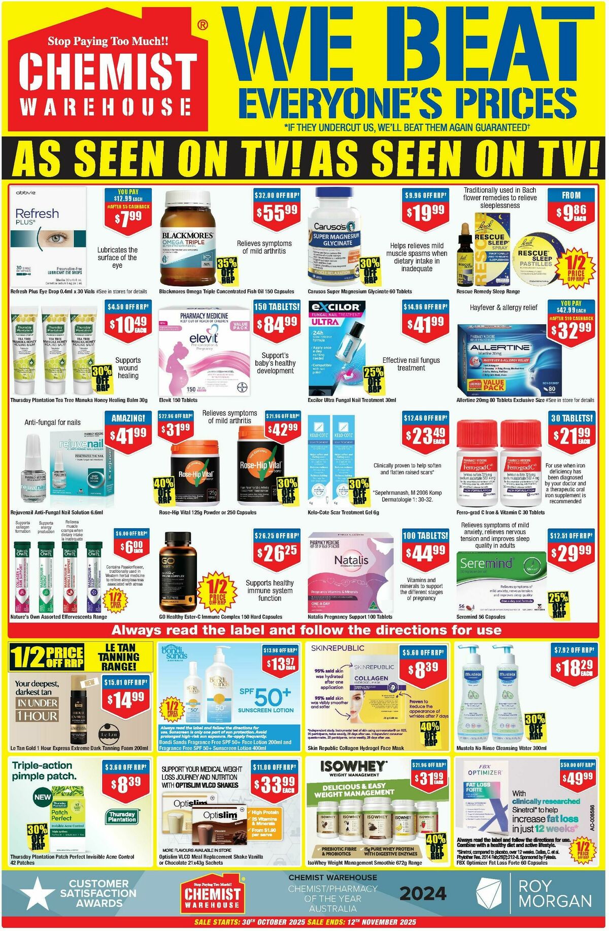 Chemist Warehouse Catalogues from 30 October