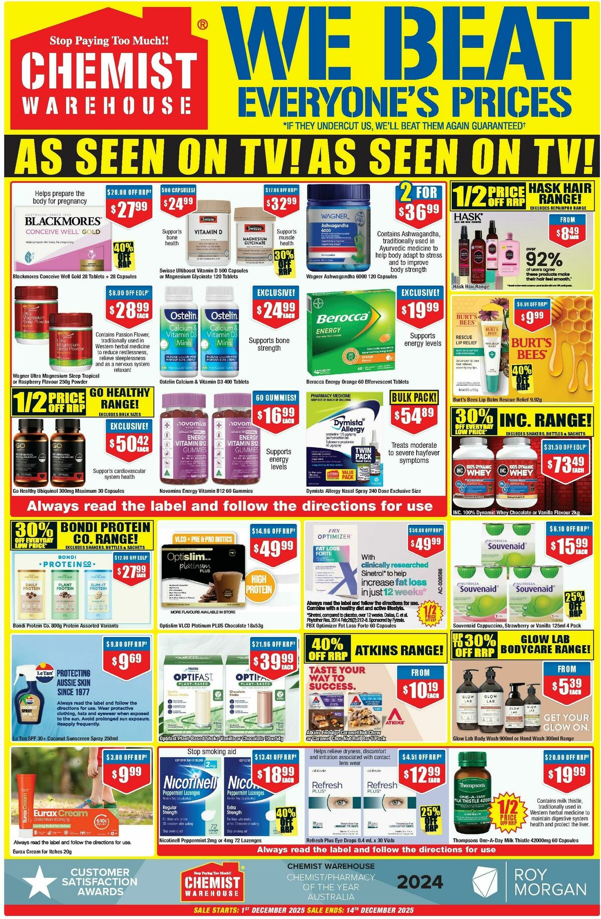 Chemist Warehouse Catalogues from 1 December