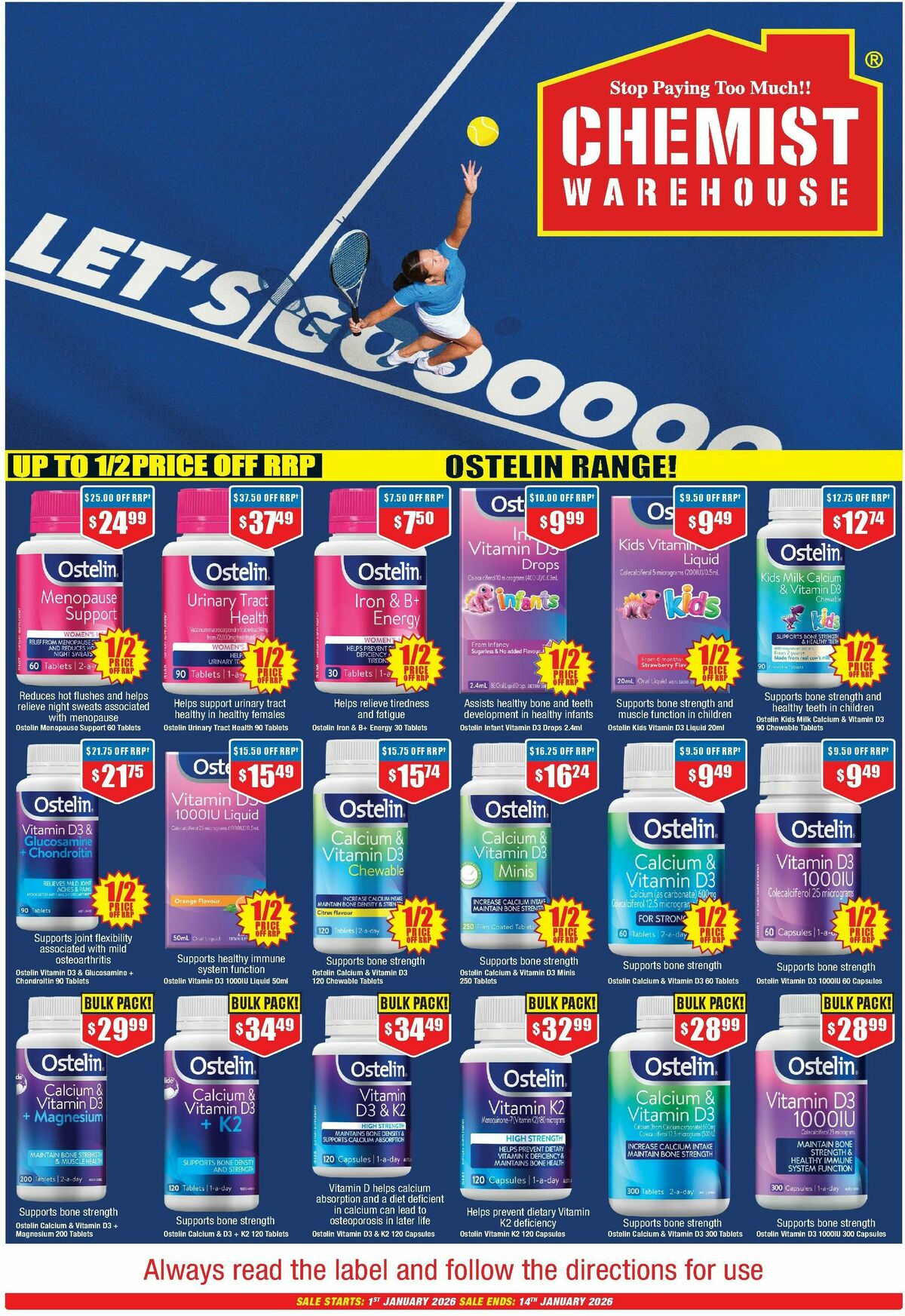 Chemist Warehouse Catalogues from 1 January
