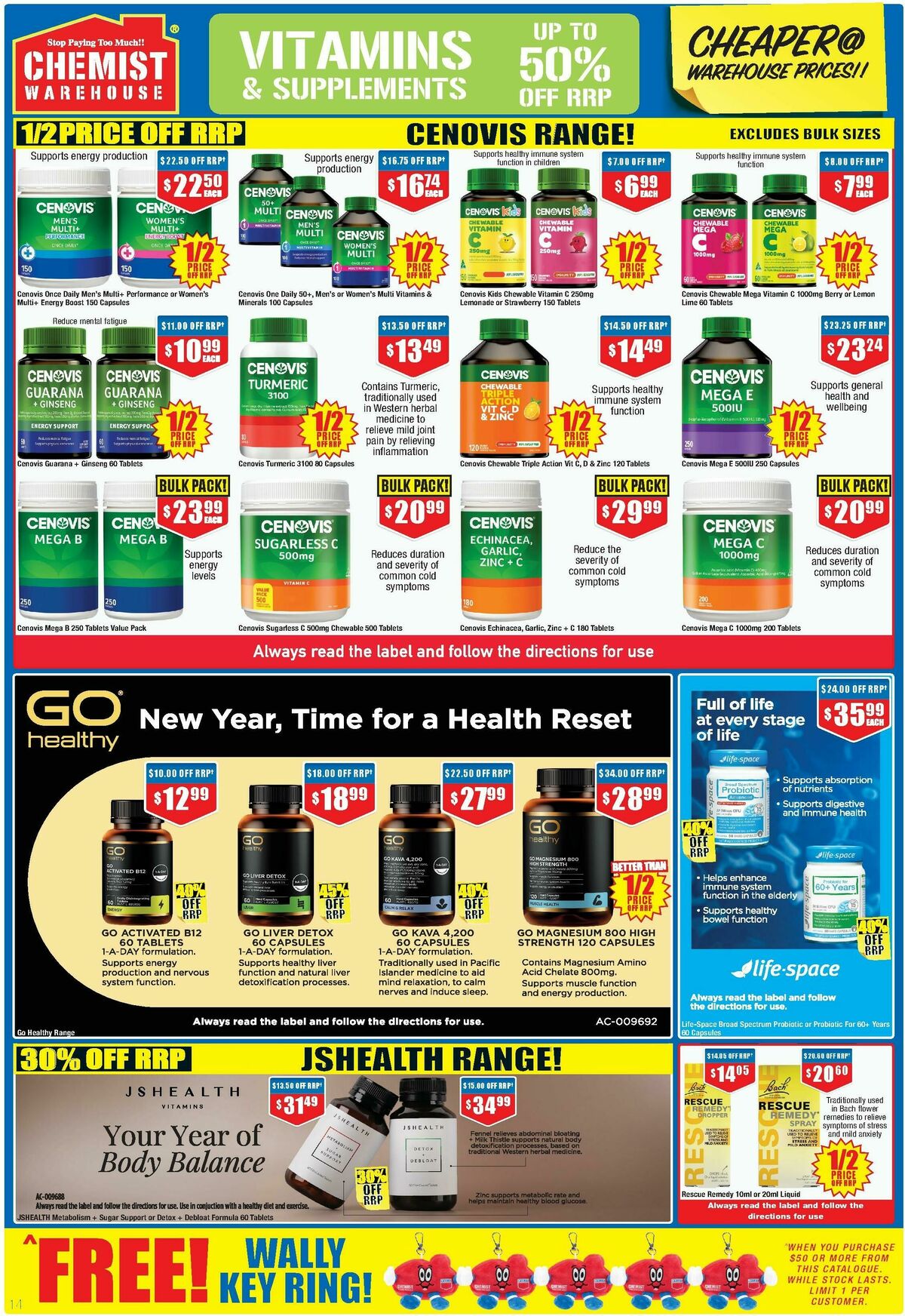 Chemist Warehouse Catalogues from 1 January