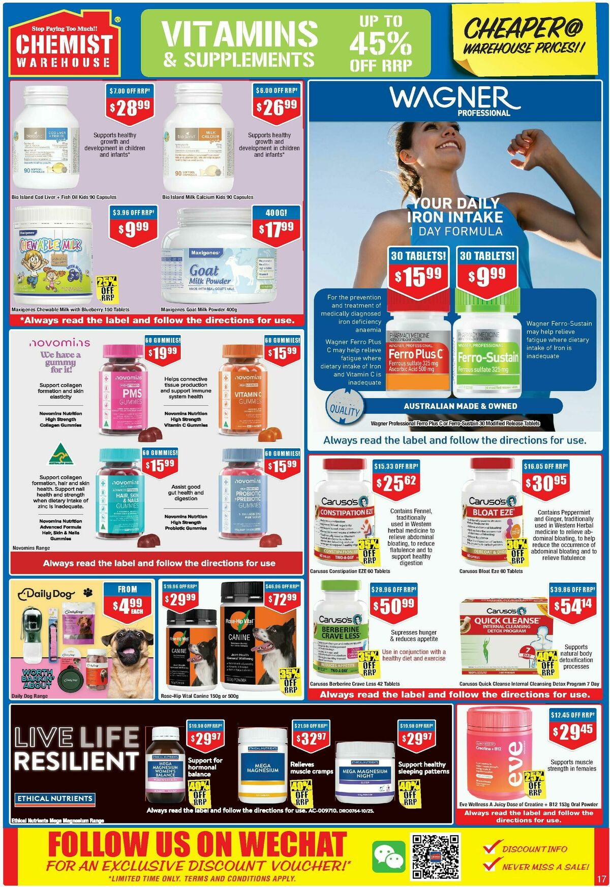 Chemist Warehouse Catalogues from 1 January