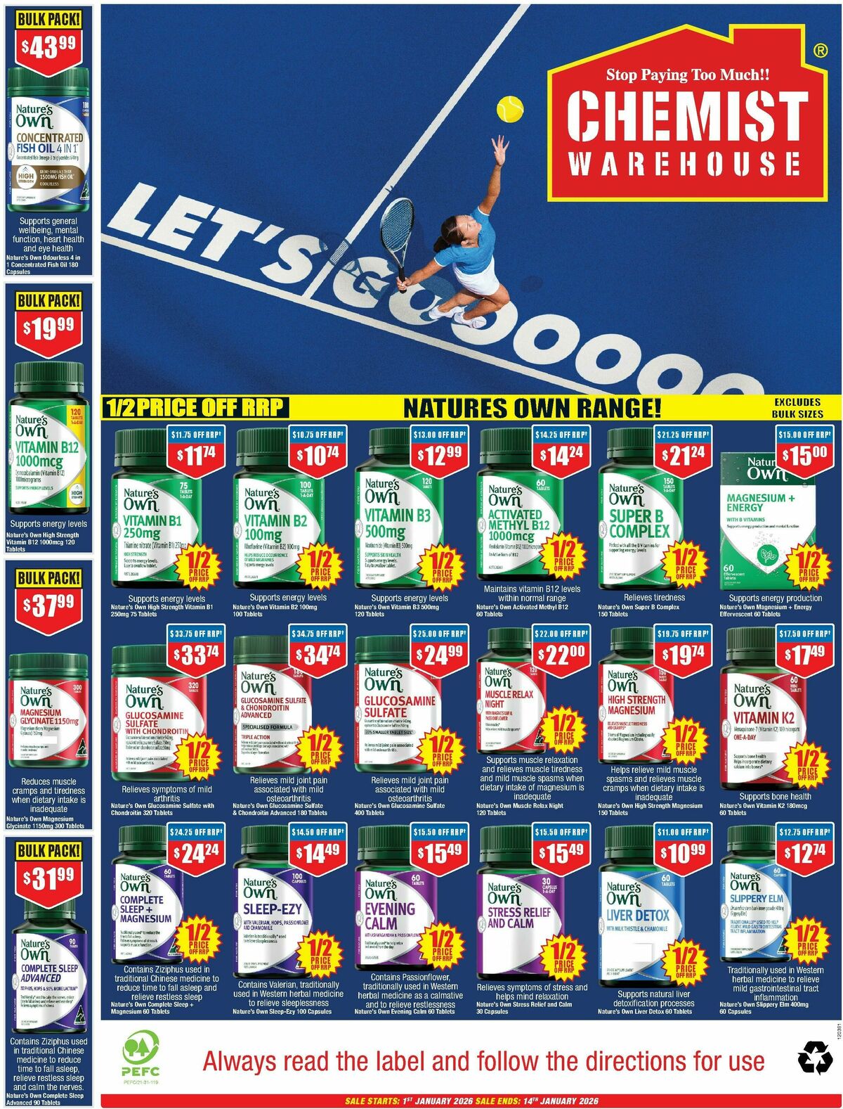 Chemist Warehouse Catalogues from 1 January