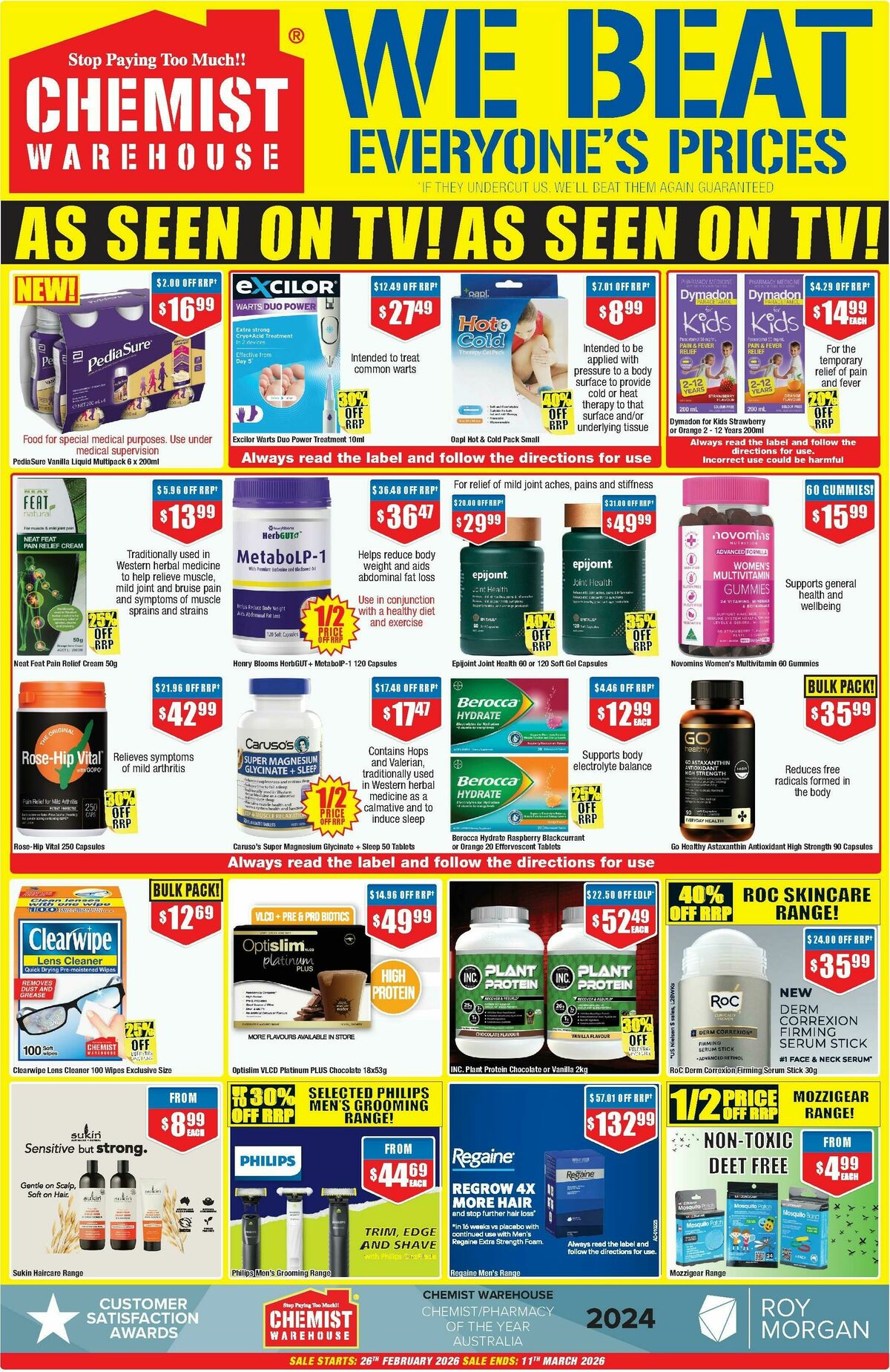 Chemist Warehouse Catalogues from 26 February