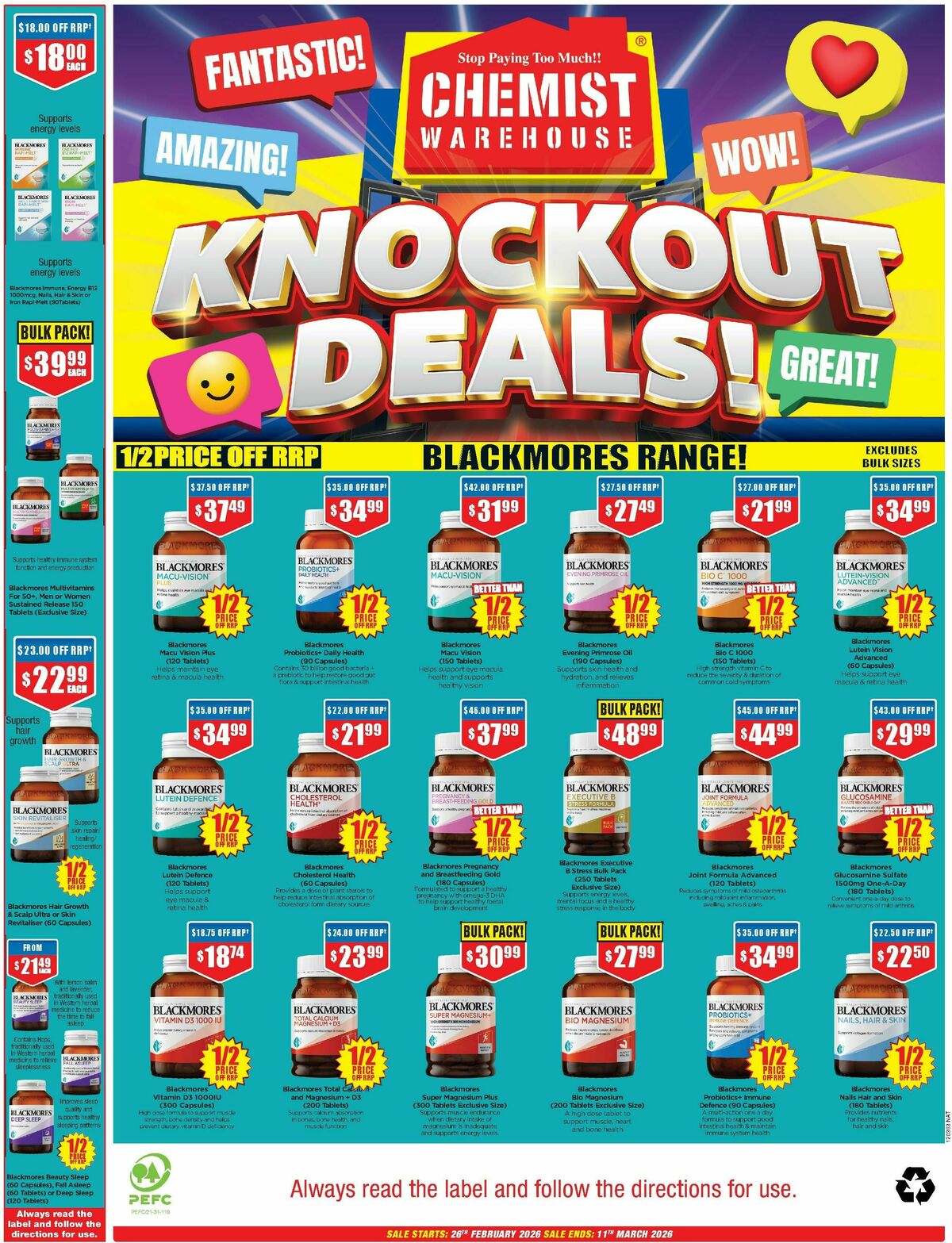 Chemist Warehouse Catalogues from 26 February