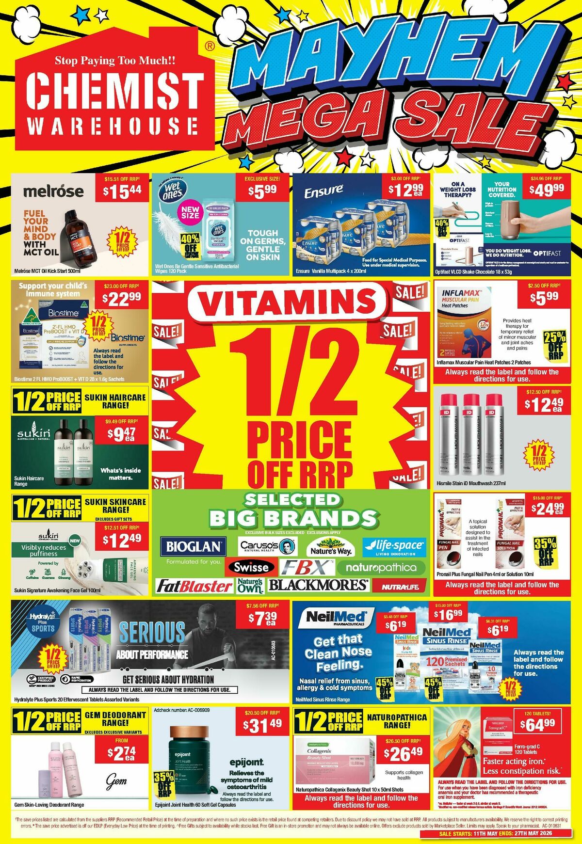 Chemist Warehouse Catalogues from 11 May
