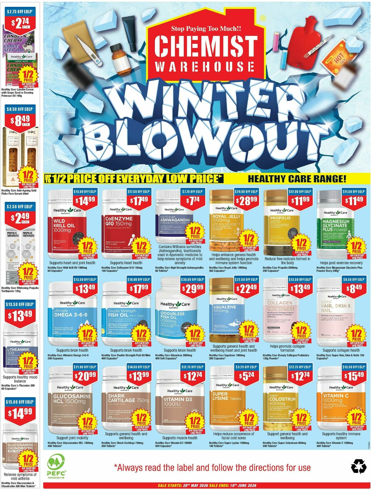 Chemist Warehouse Catalogues from 28 May