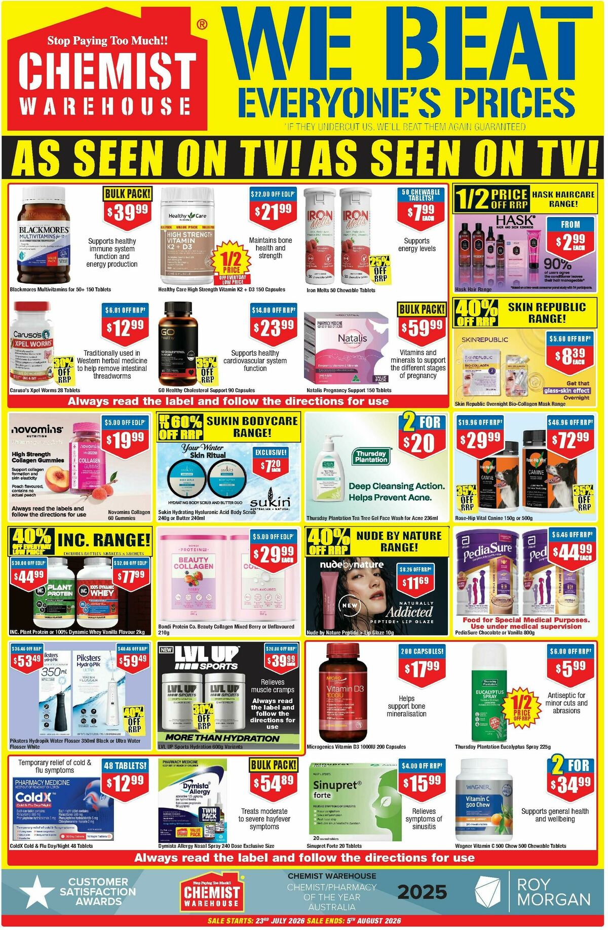 Chemist Warehouse Catalogues from 23 July