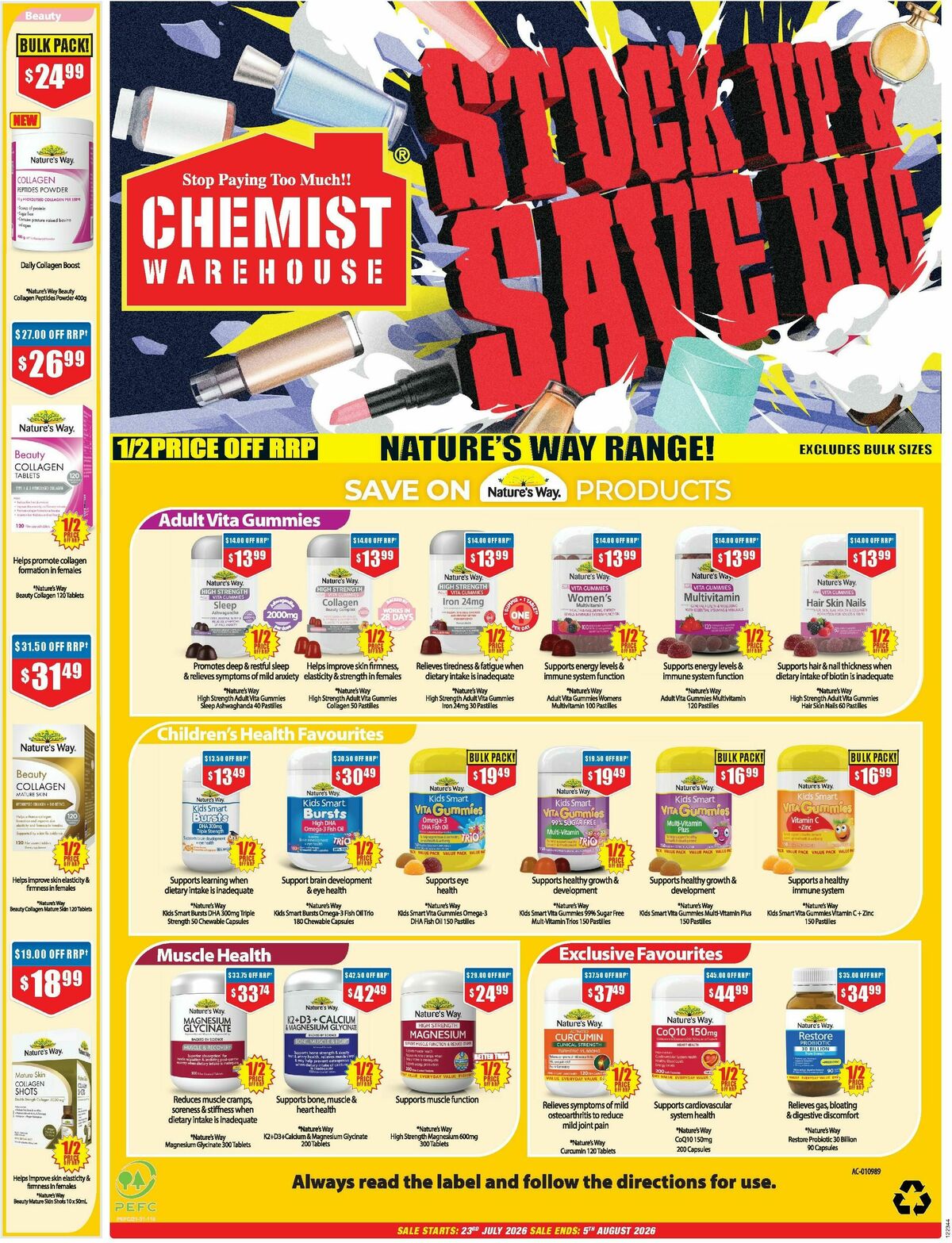 Chemist Warehouse Catalogues from 23 July
