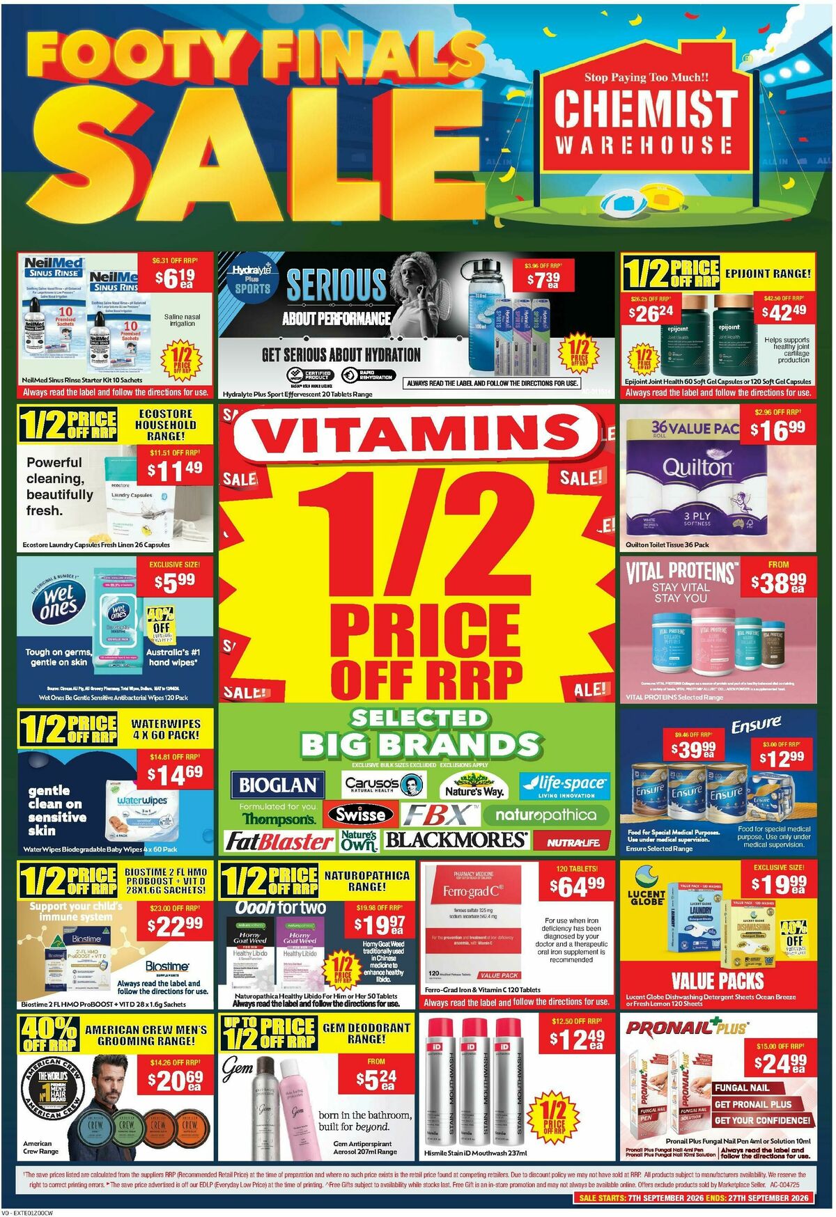 Chemist Warehouse Catalogues from 7 September