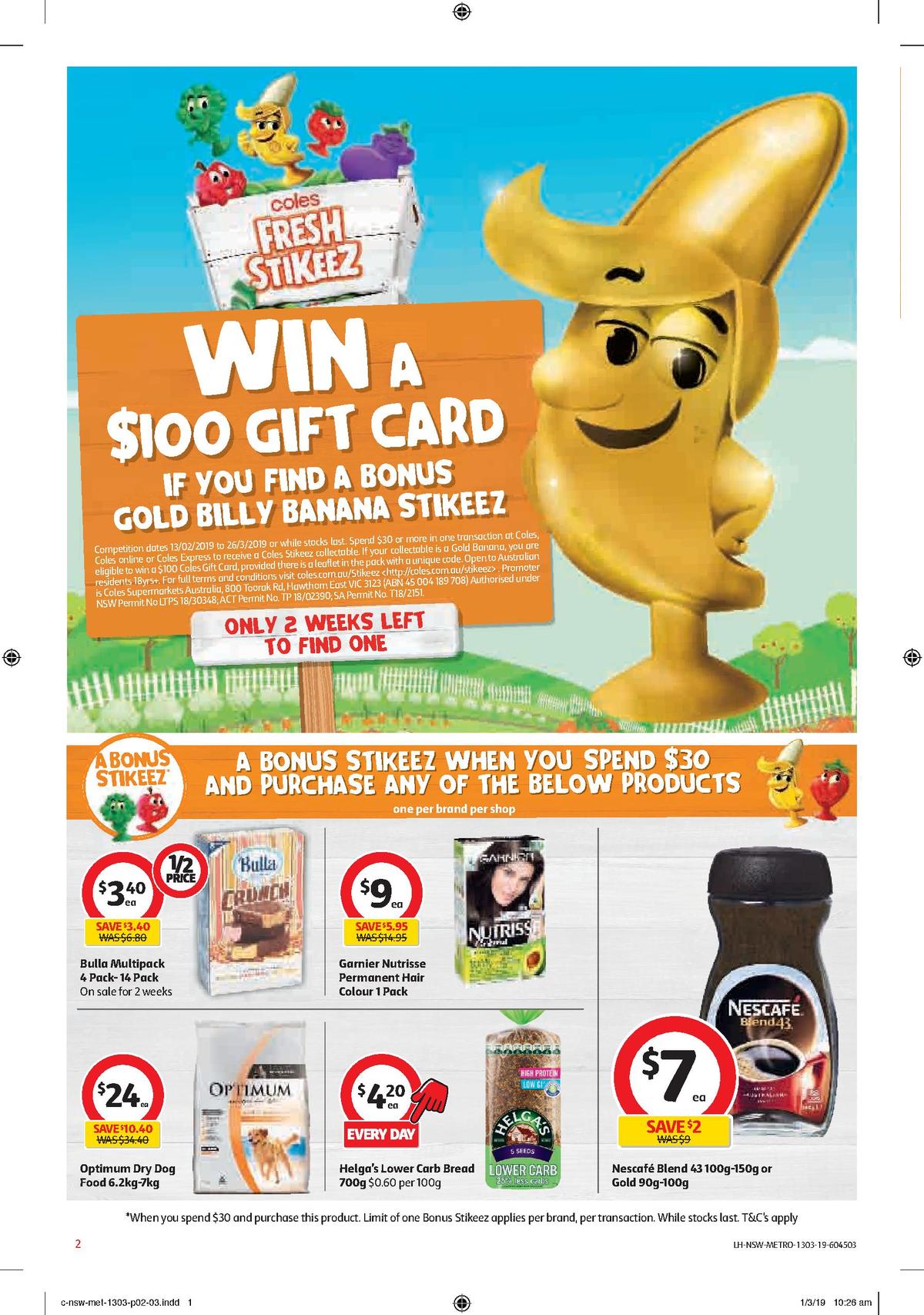 Coles Catalogues from 13 March