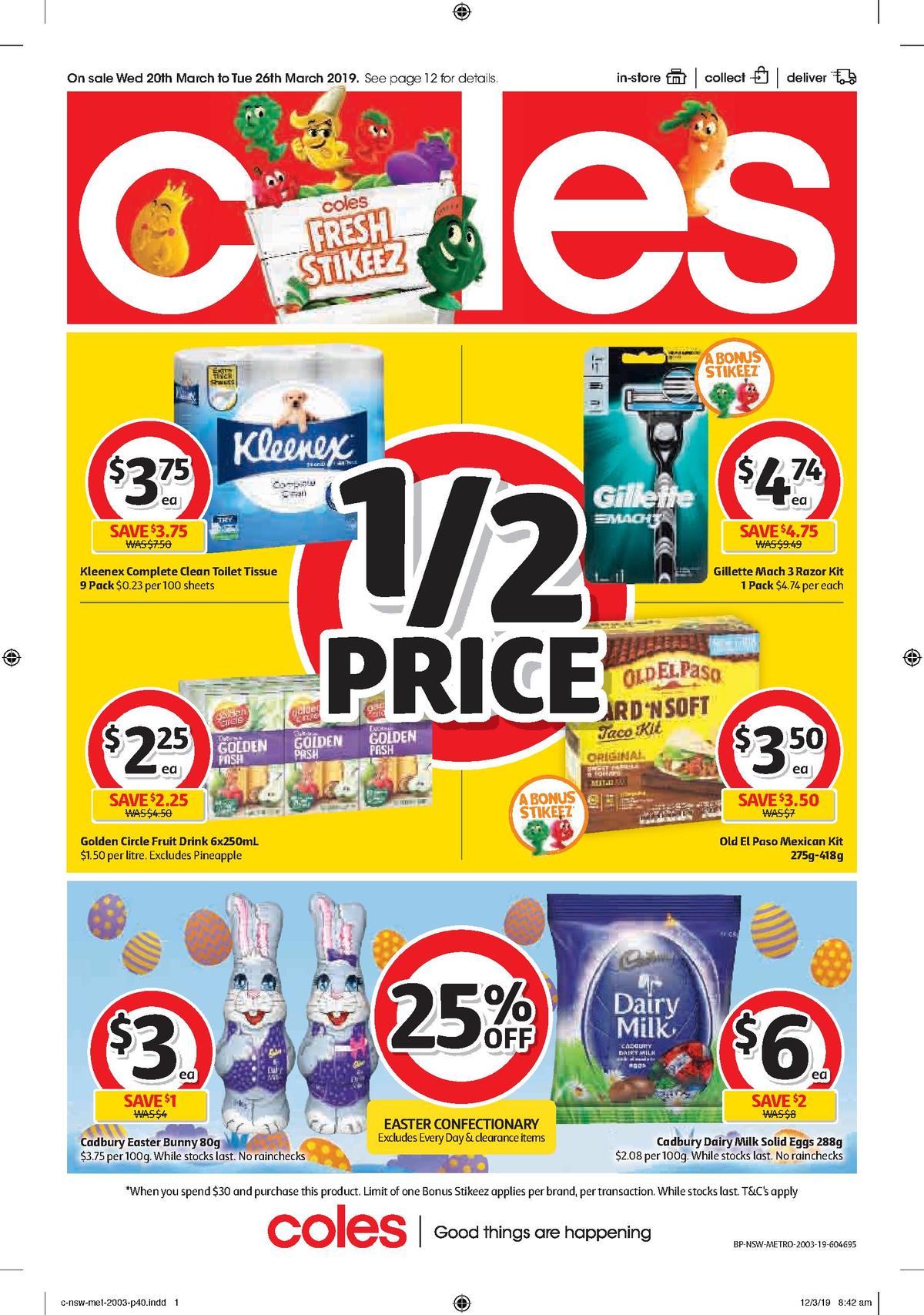 Coles Catalogues from 20 March