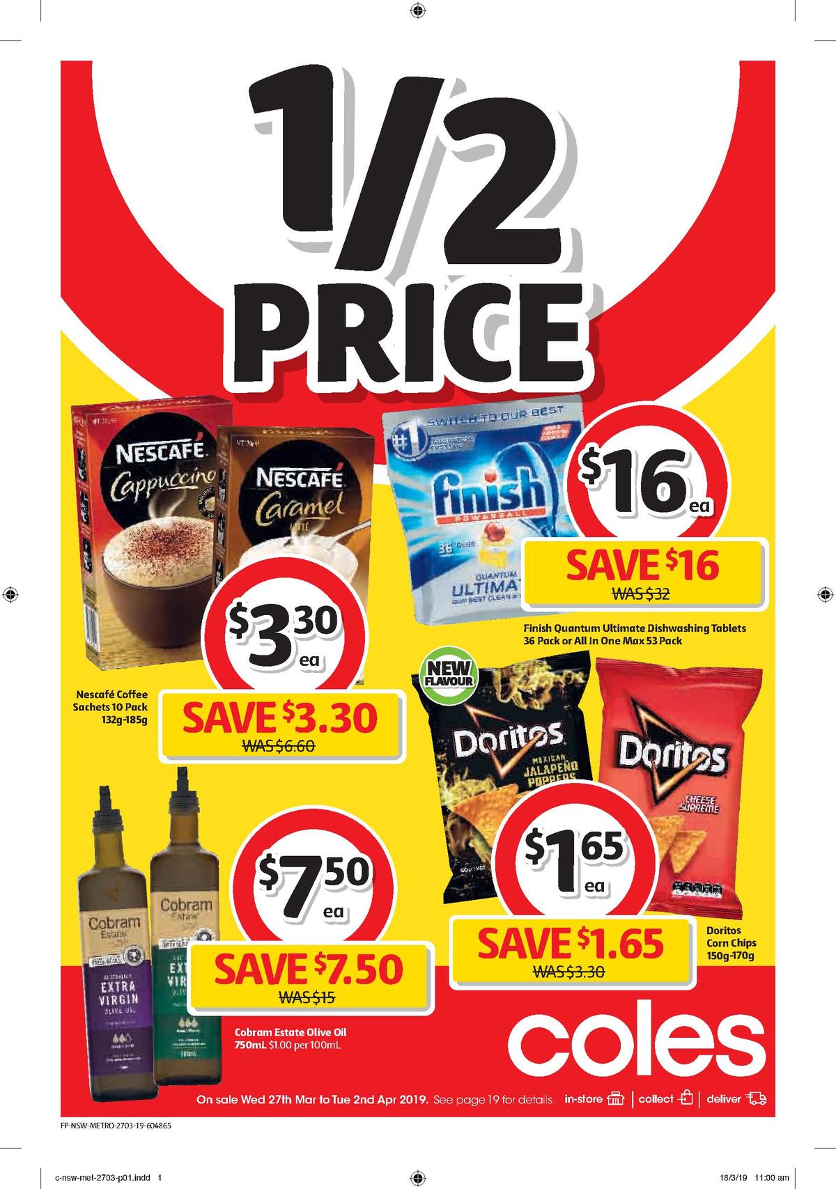 Coles Catalogues from 27 March