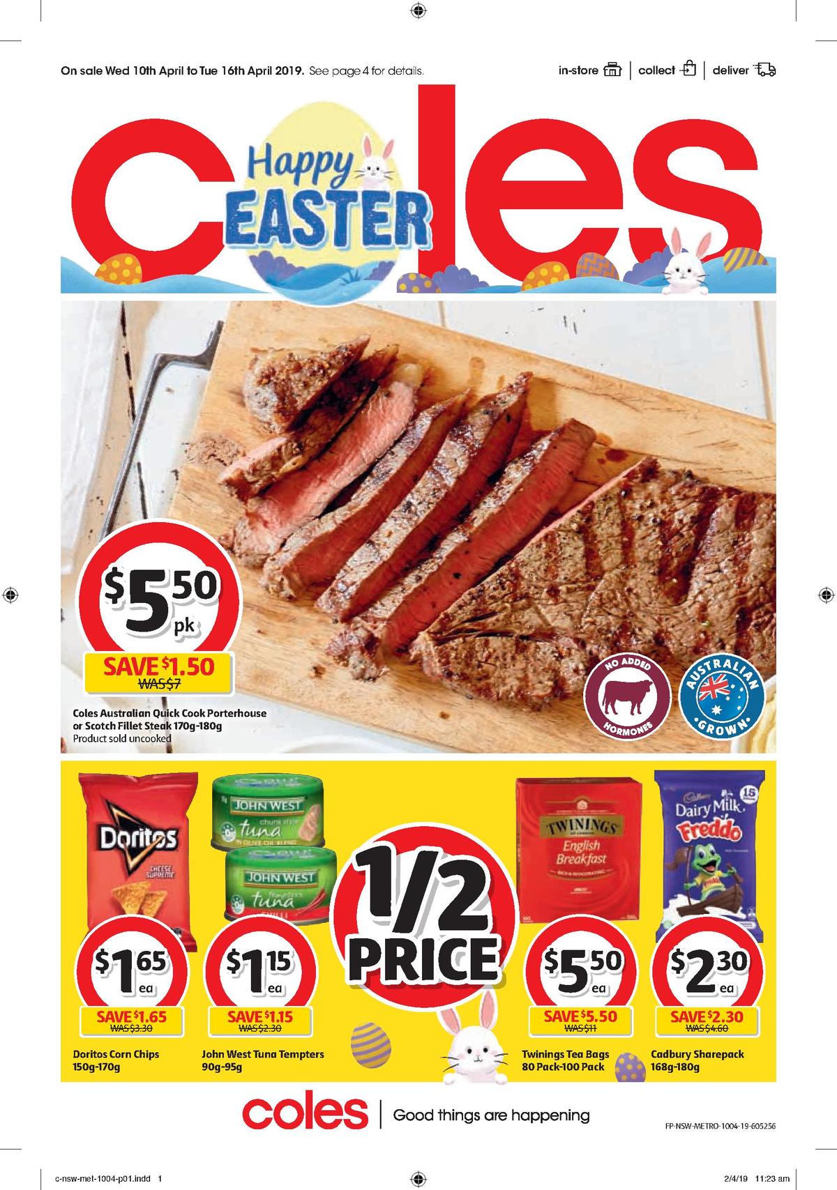 Coles Catalogues from 10 April