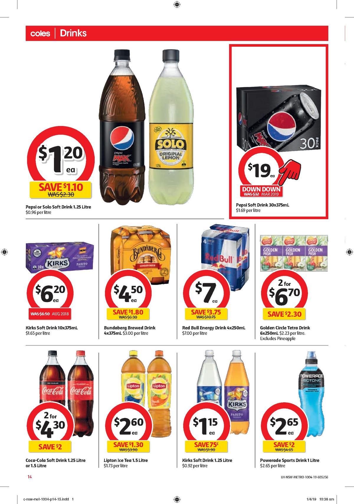 Coles Catalogues from 10 April