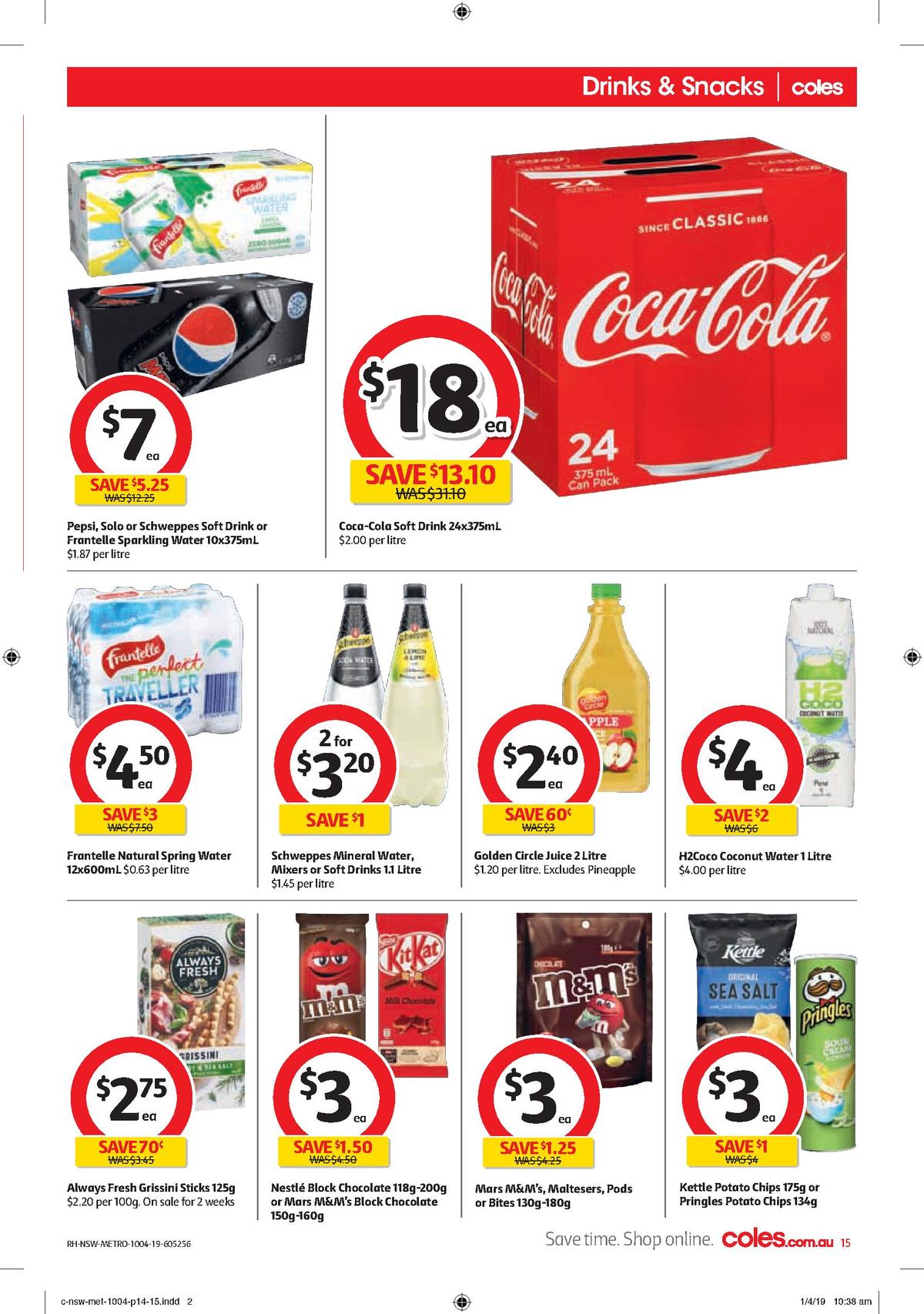 Coles Catalogues from 10 April