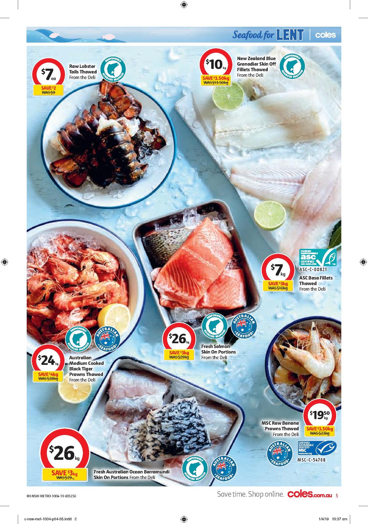 Coles Catalogues from 10 April