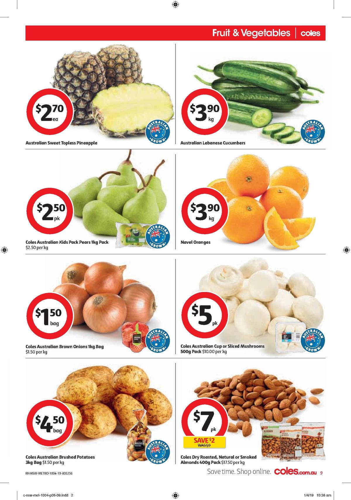 Coles Catalogues from 10 April