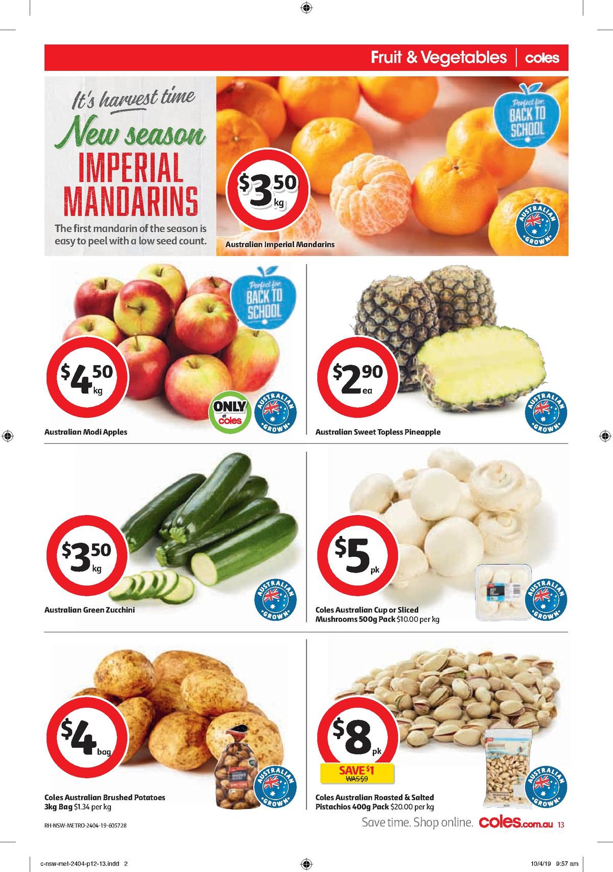 Coles Catalogues from 24 April