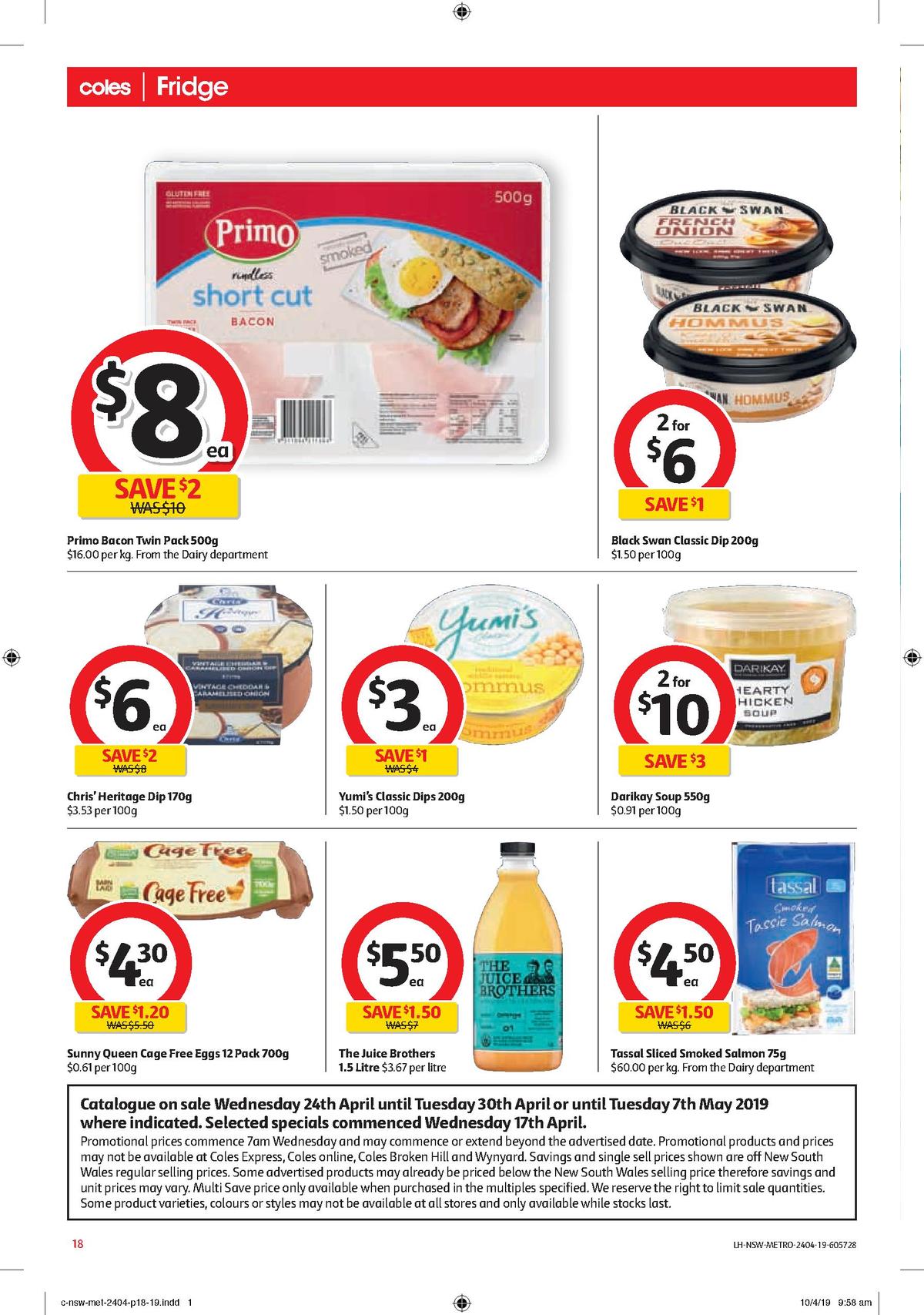 Coles Catalogues from 24 April