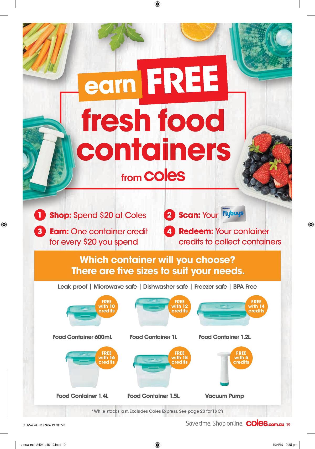 Coles Catalogues from 24 April