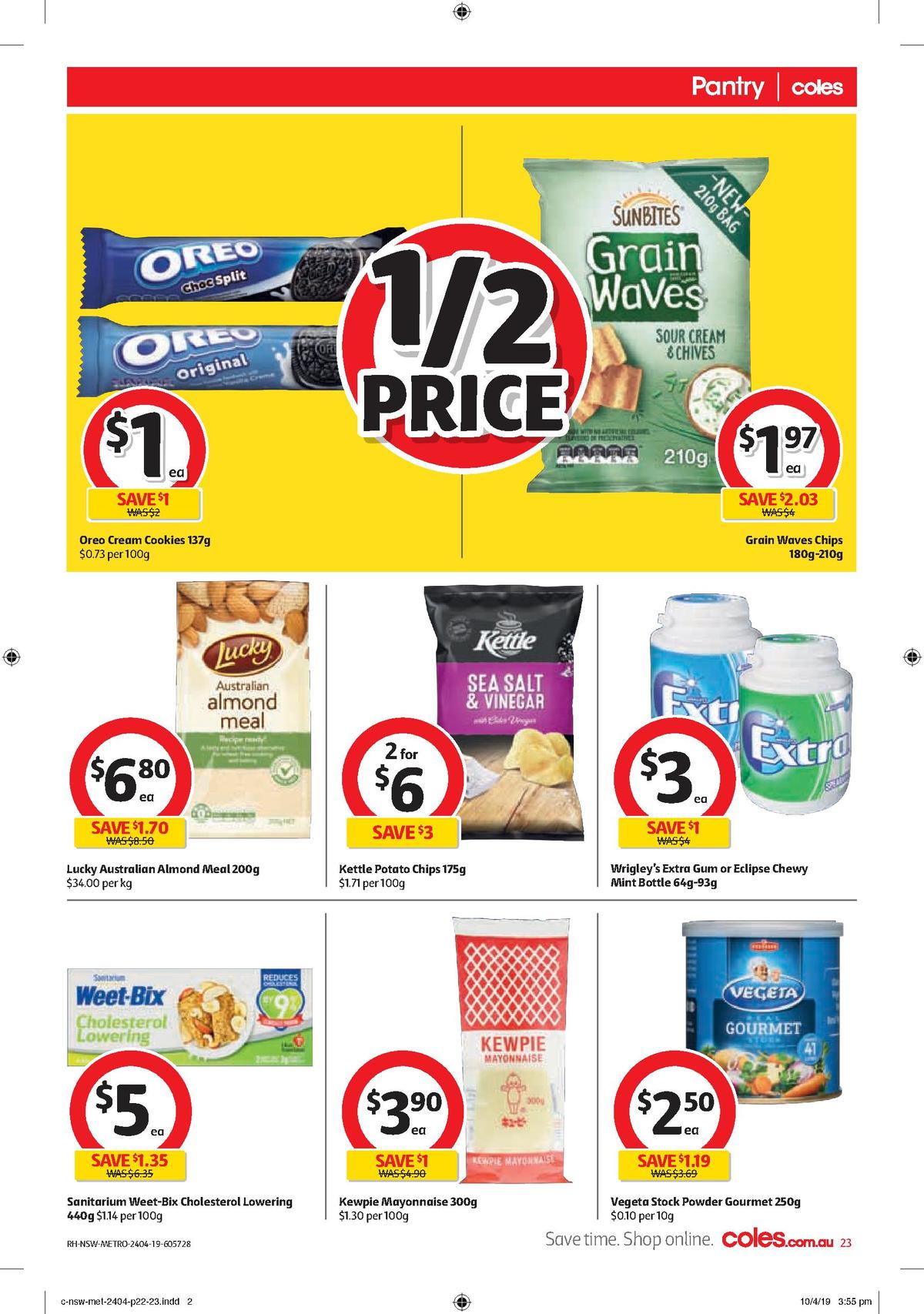Coles Catalogues from 24 April
