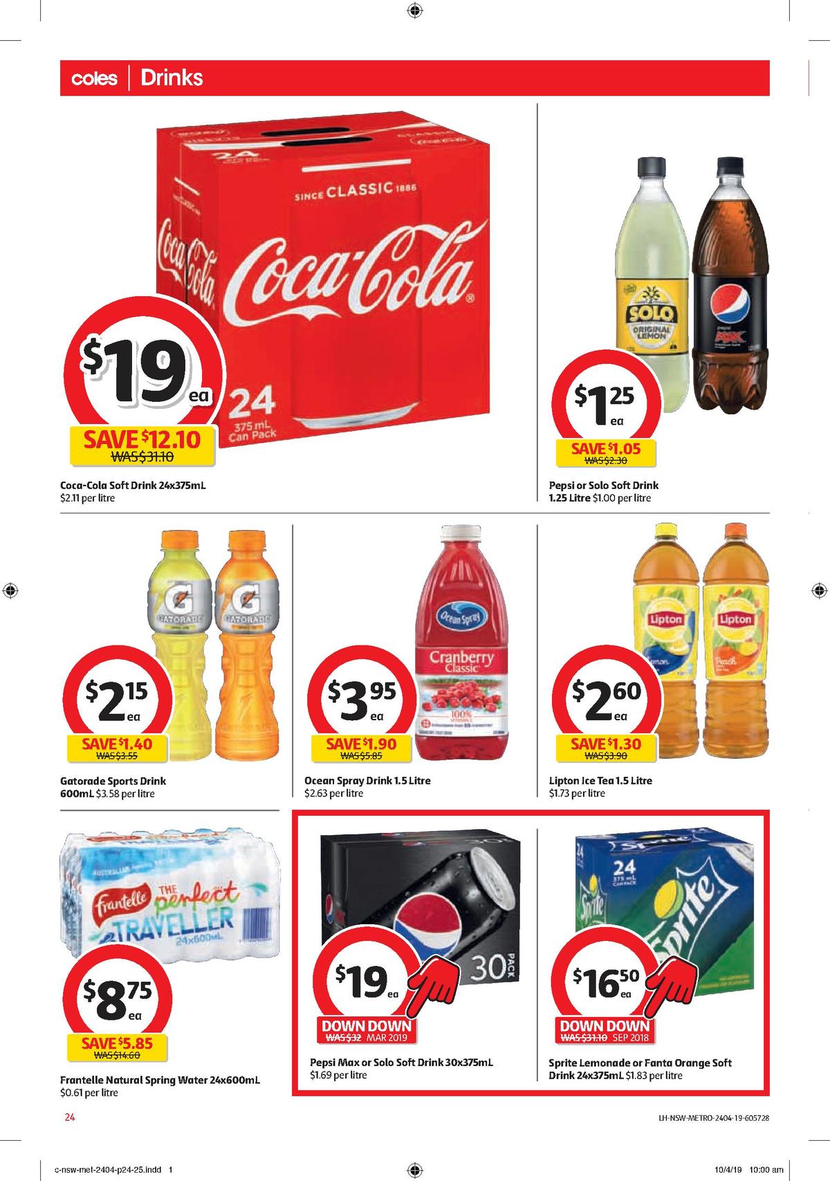 Coles Catalogues from 24 April