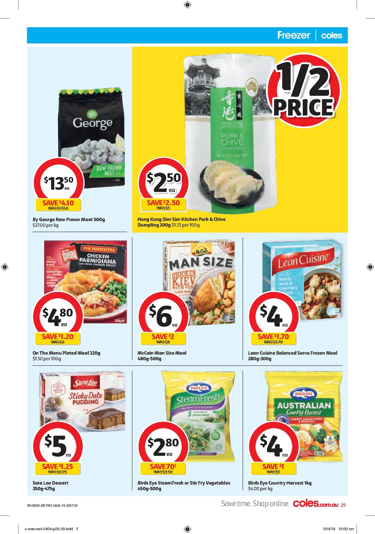 Coles Catalogues from 24 April