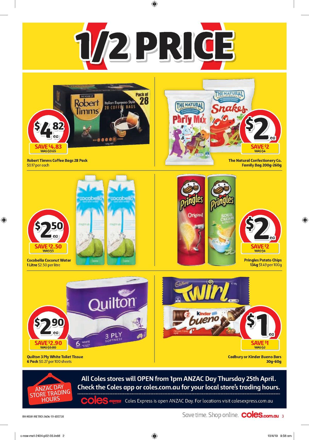 Coles Catalogues from 24 April