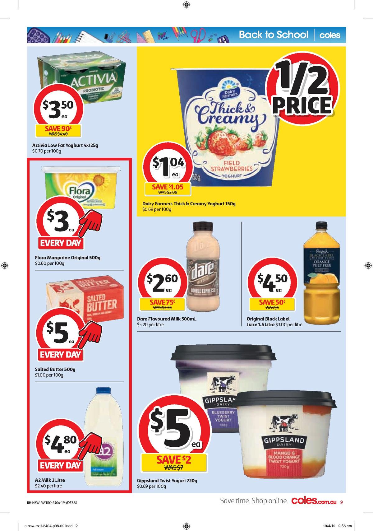Coles Catalogues from 24 April