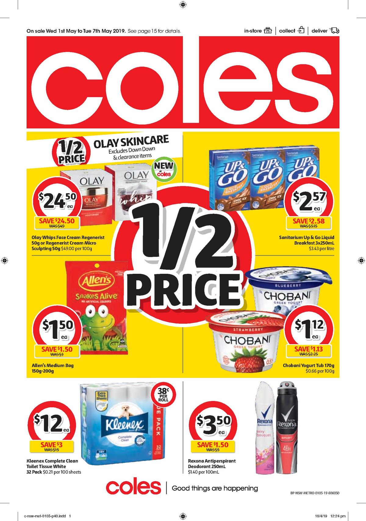 Coles Catalogues from 1 May