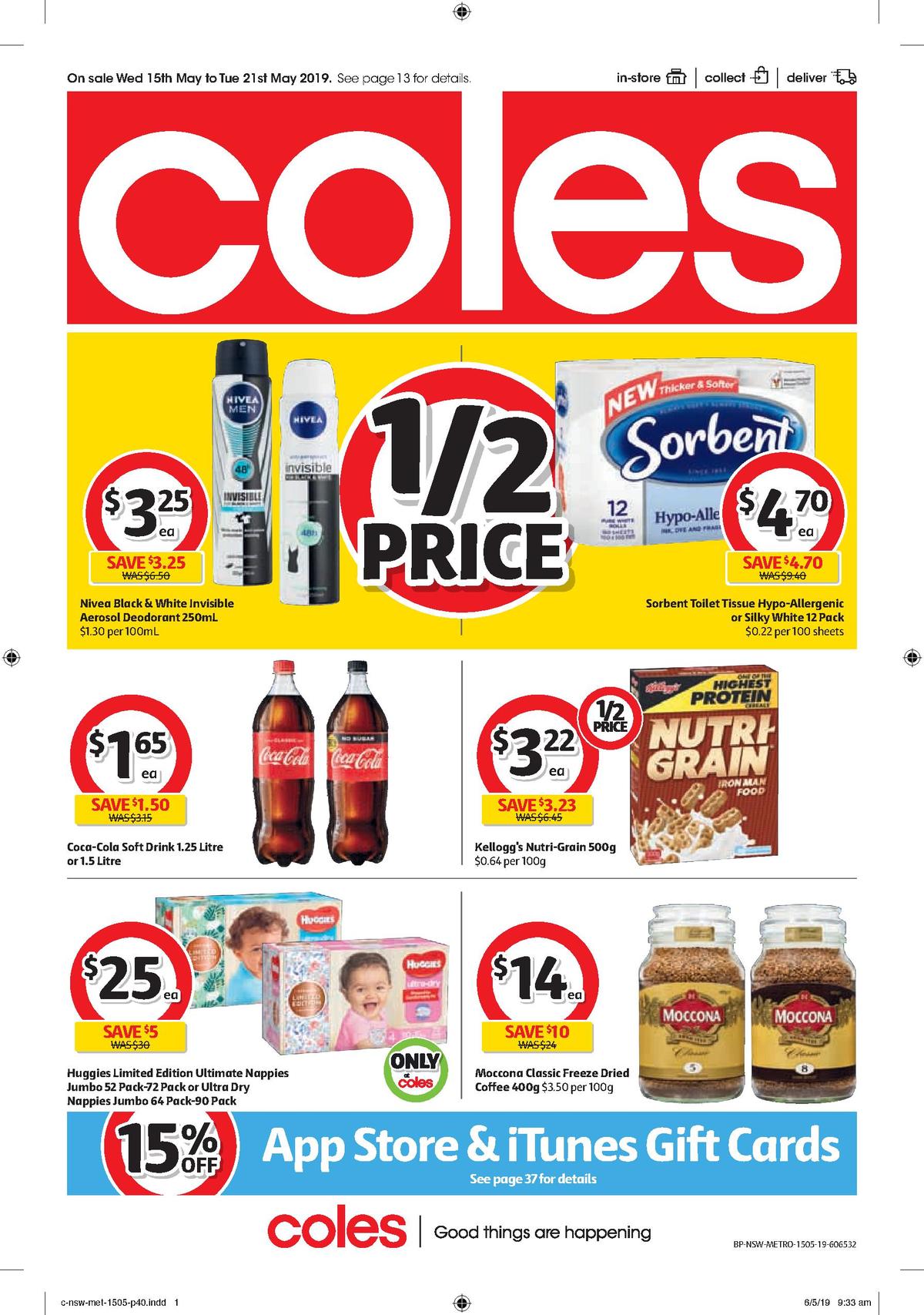 Coles Catalogues from 15 May