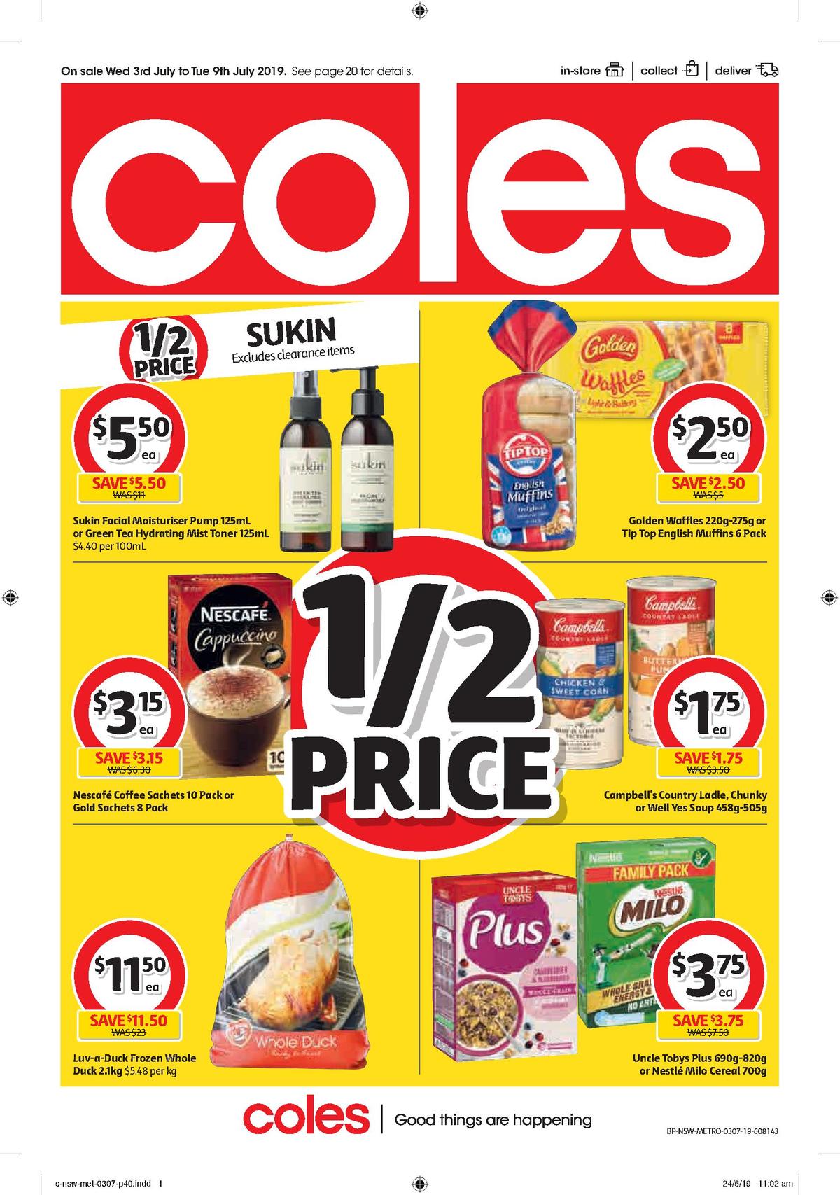 Coles Catalogues from 3 July