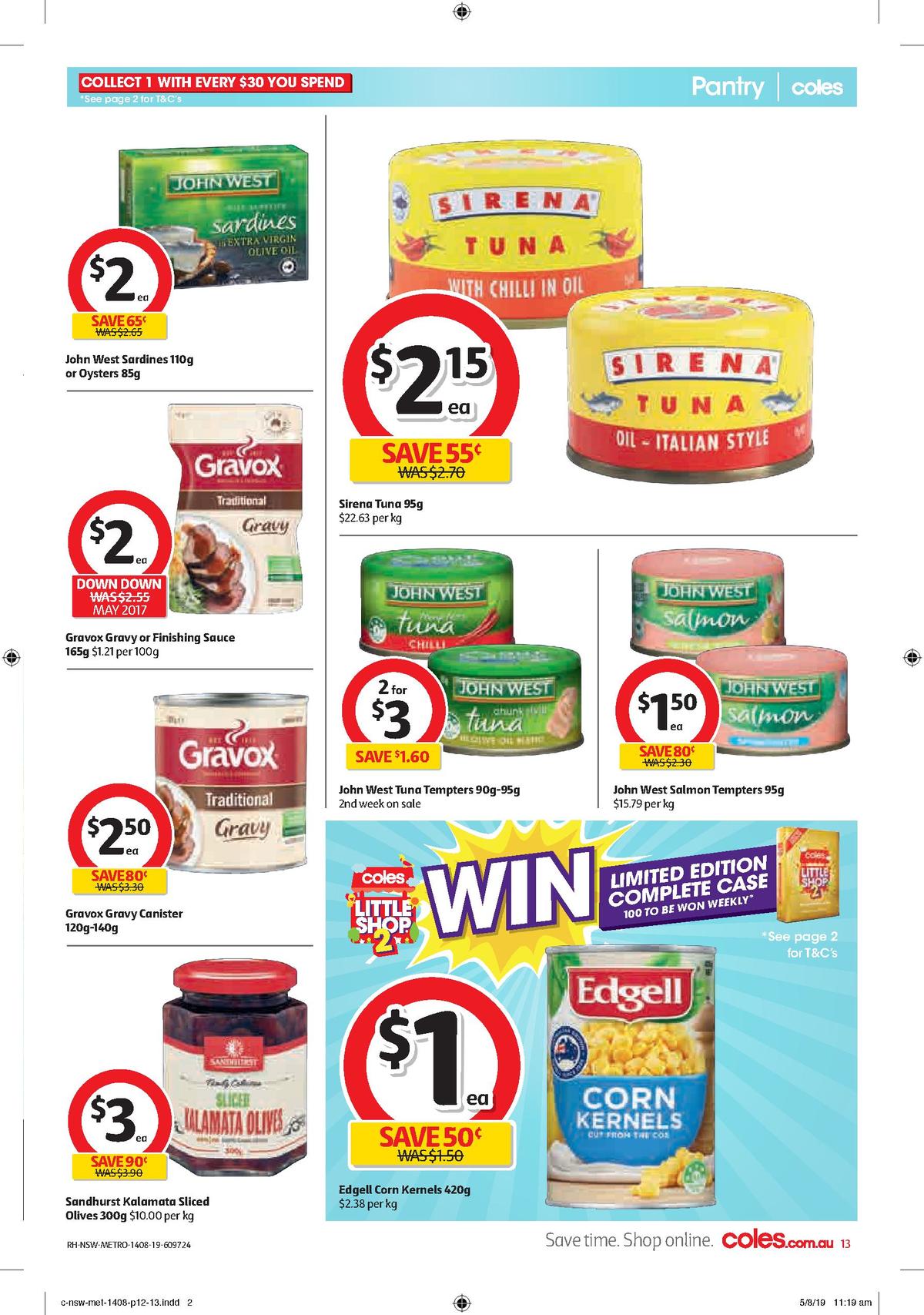 Coles Catalogues from 14 August